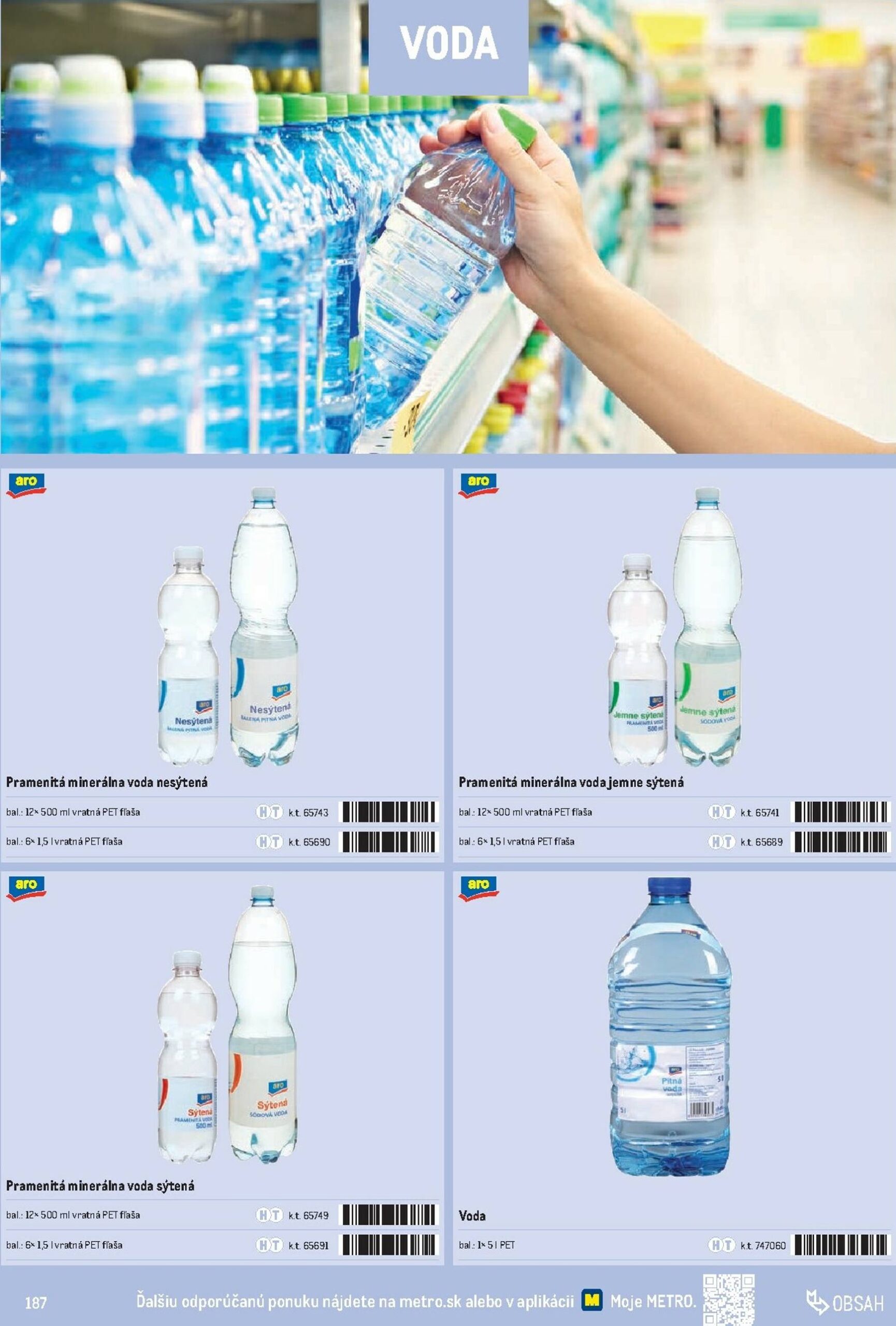 Page 187 of Aktuálny metro leták platný od stredy 01.10 do 31.12