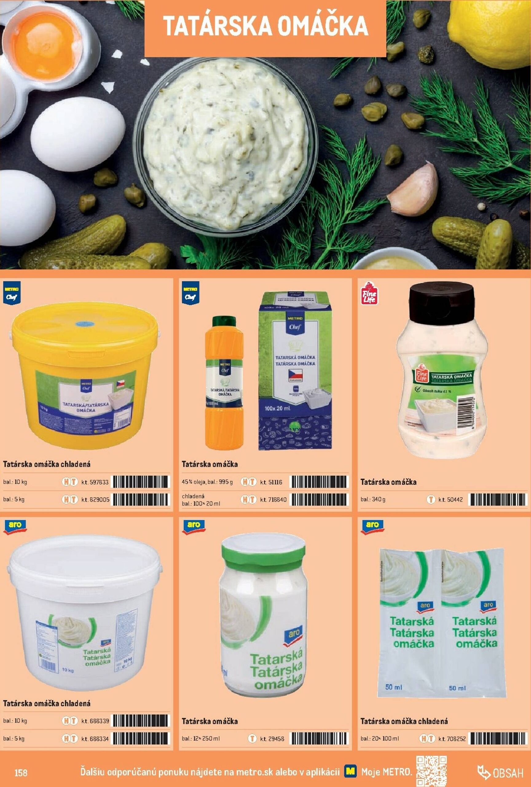 Page 158 of Aktuálny metro leták platný od stredy 01.10 do 31.12