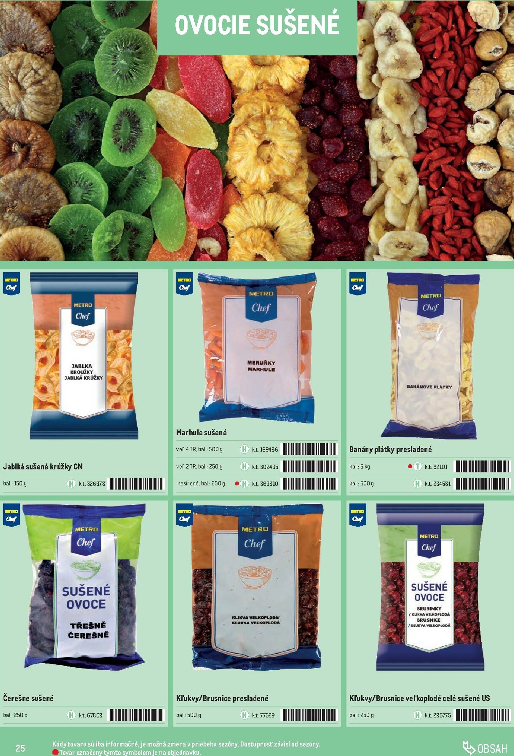 Page 25 of Aktuálny metro leták platný od stredy 01.10 do 31.12