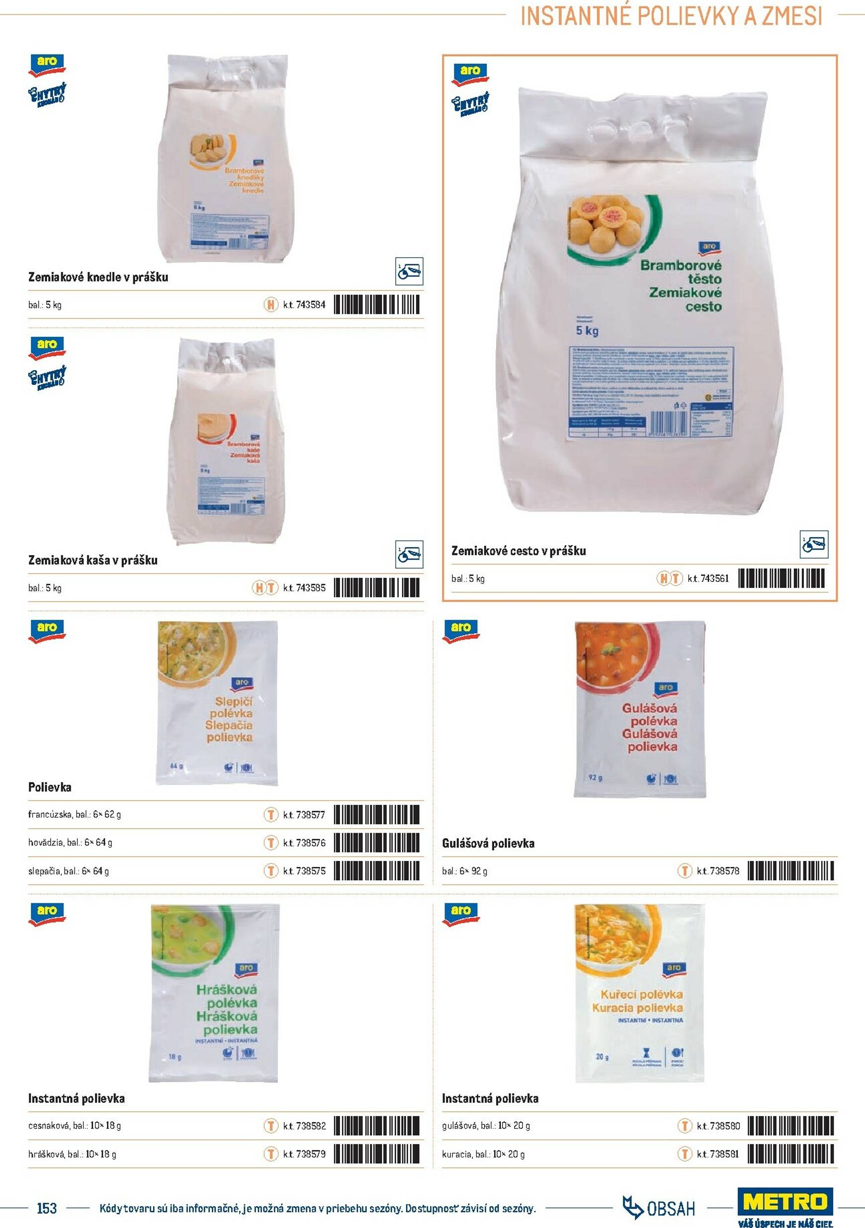 Page 153 of Aktuálny metro leták platný od stredy 01.10 do 31.12