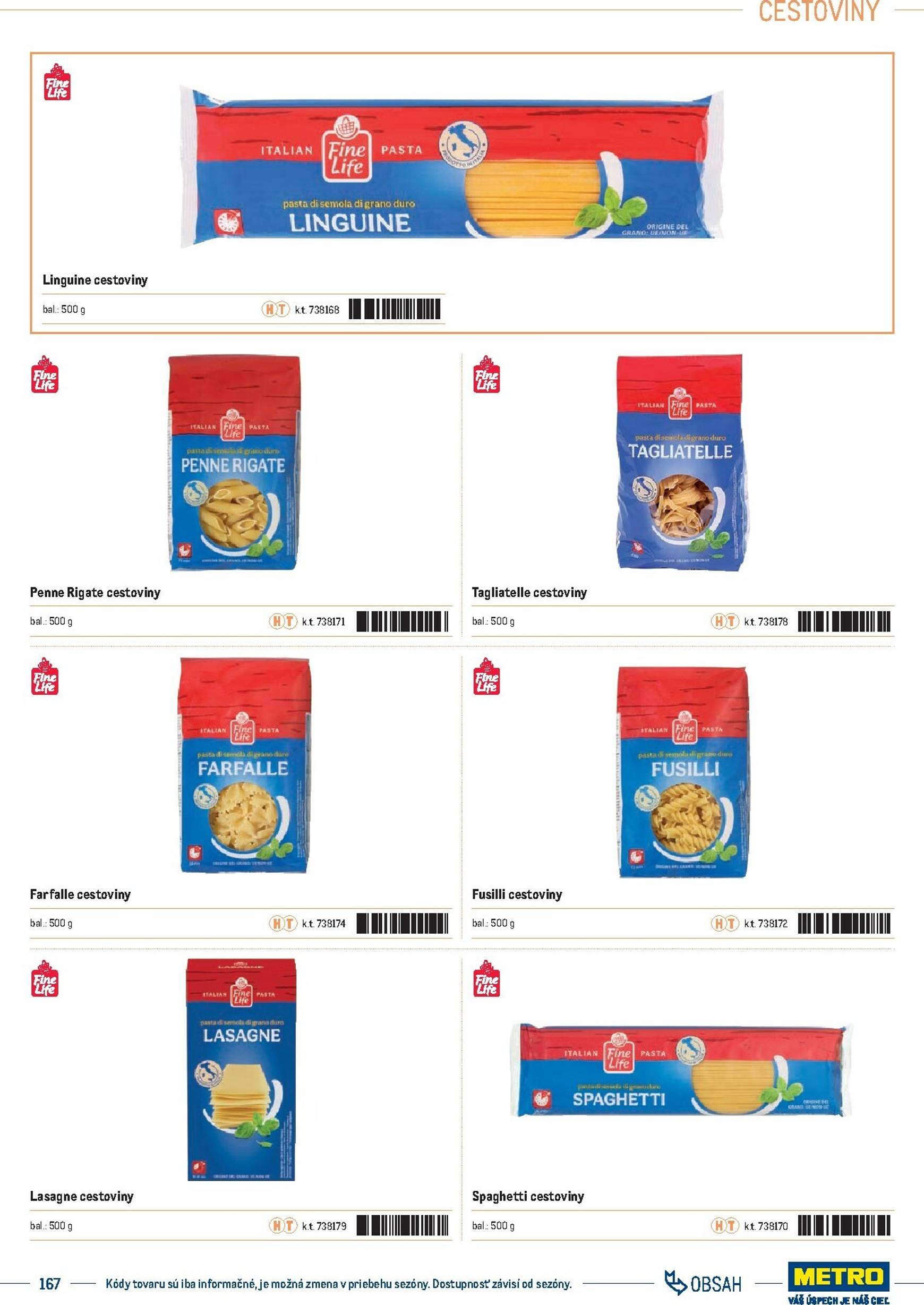 Page 167 of Aktuálny metro leták platný od stredy 01.10 do 31.12