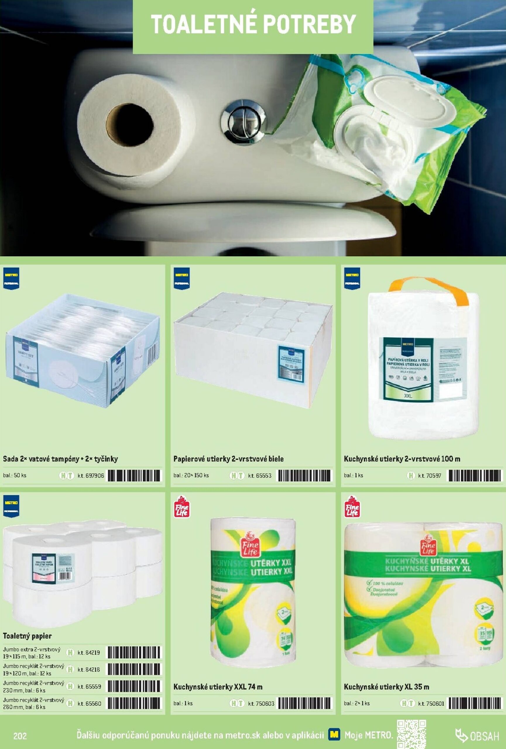 Page 202 of Aktuálny metro leták platný od stredy 01.10 do 31.12