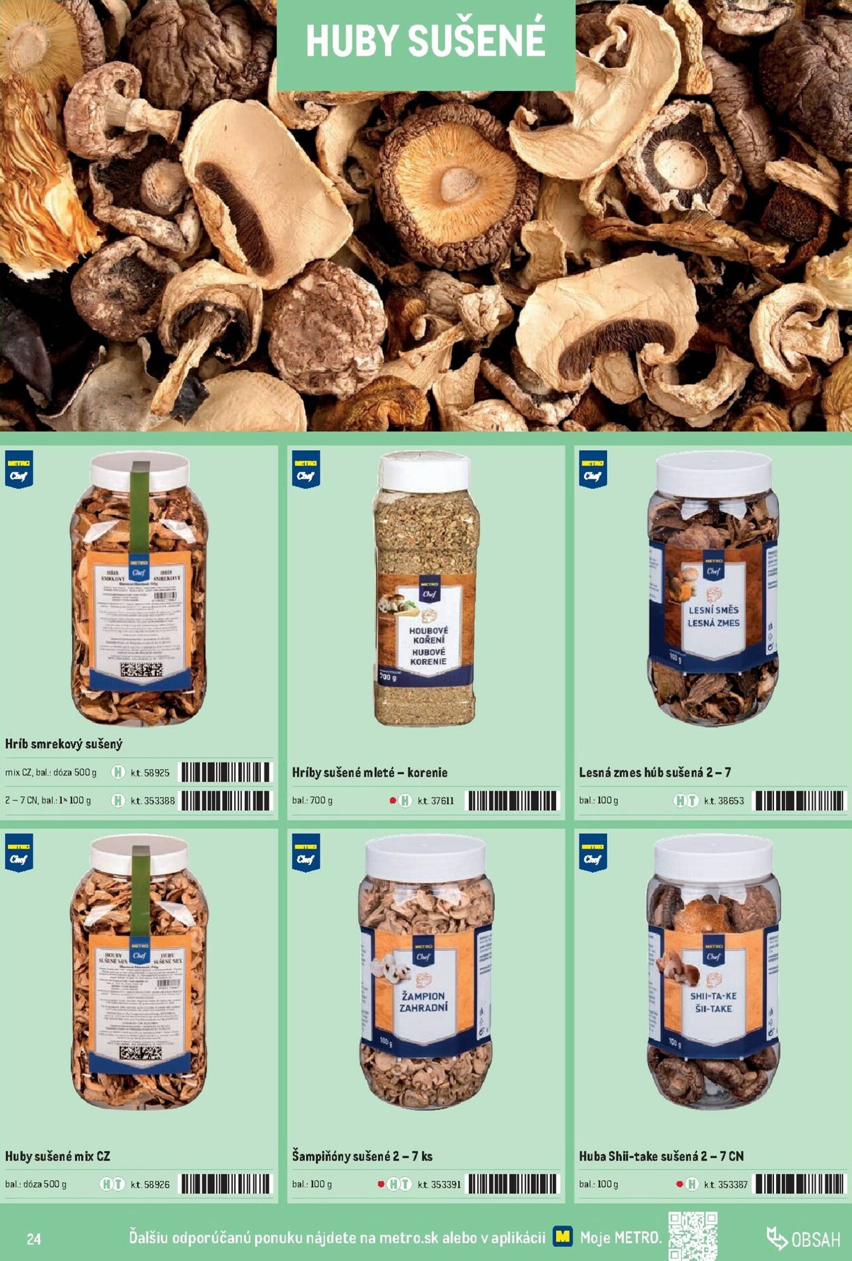 Page 24 of Aktuálny metro leták platný od stredy 01.10 do 31.12