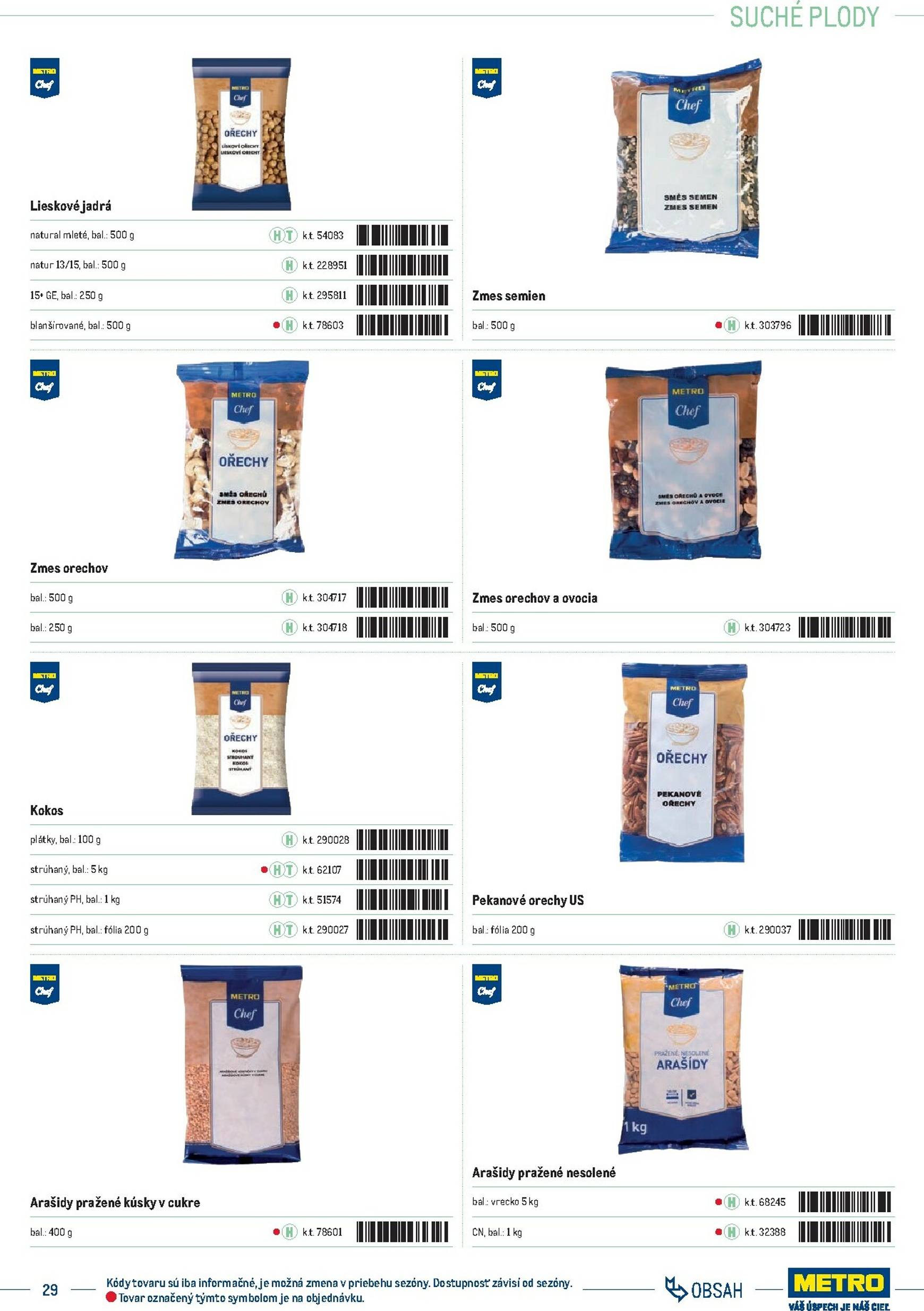 Page 29 of Aktuálny metro leták platný od stredy 01.10 do 31.12