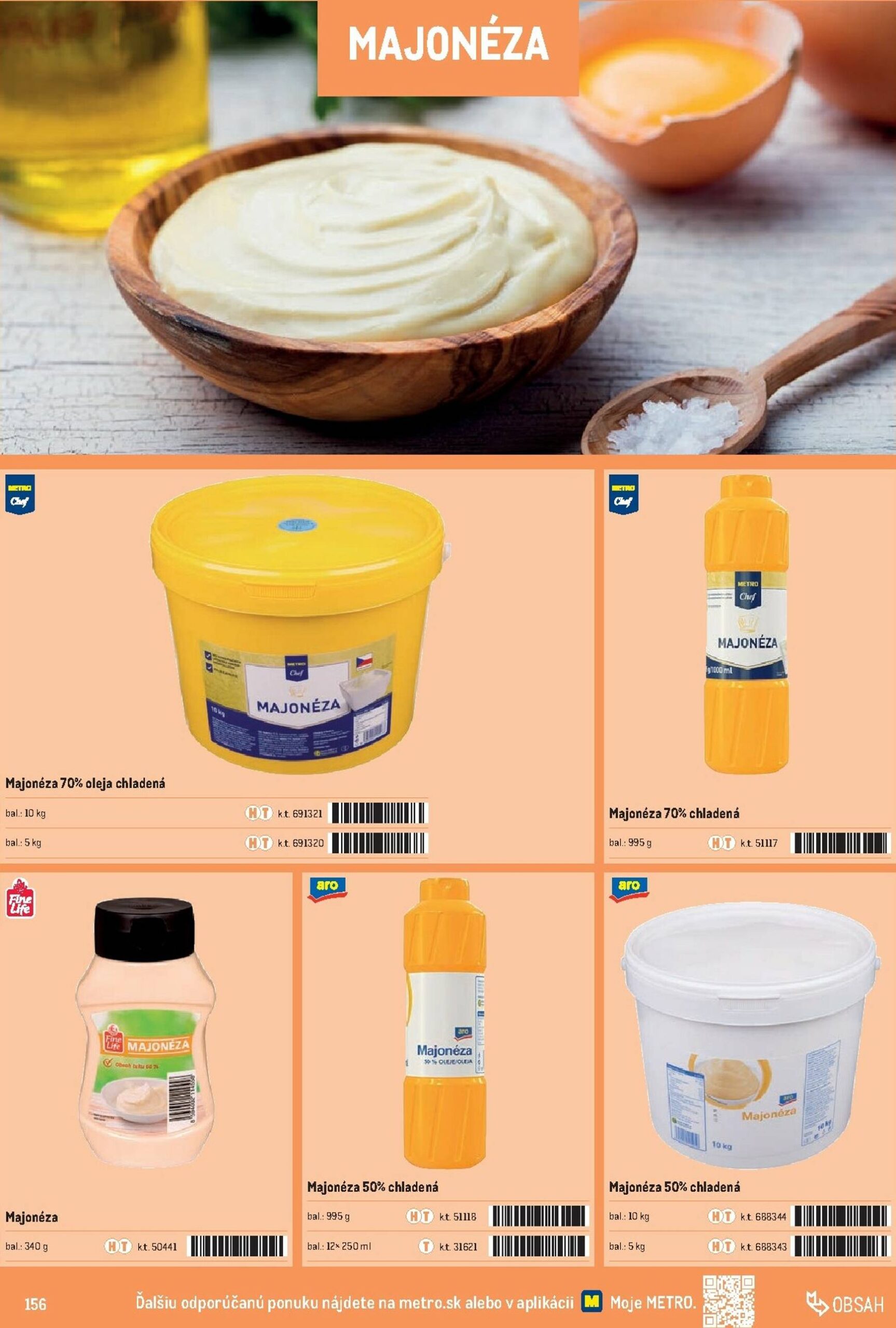 Page 156 of Aktuálny metro leták platný od stredy 01.10 do 31.12