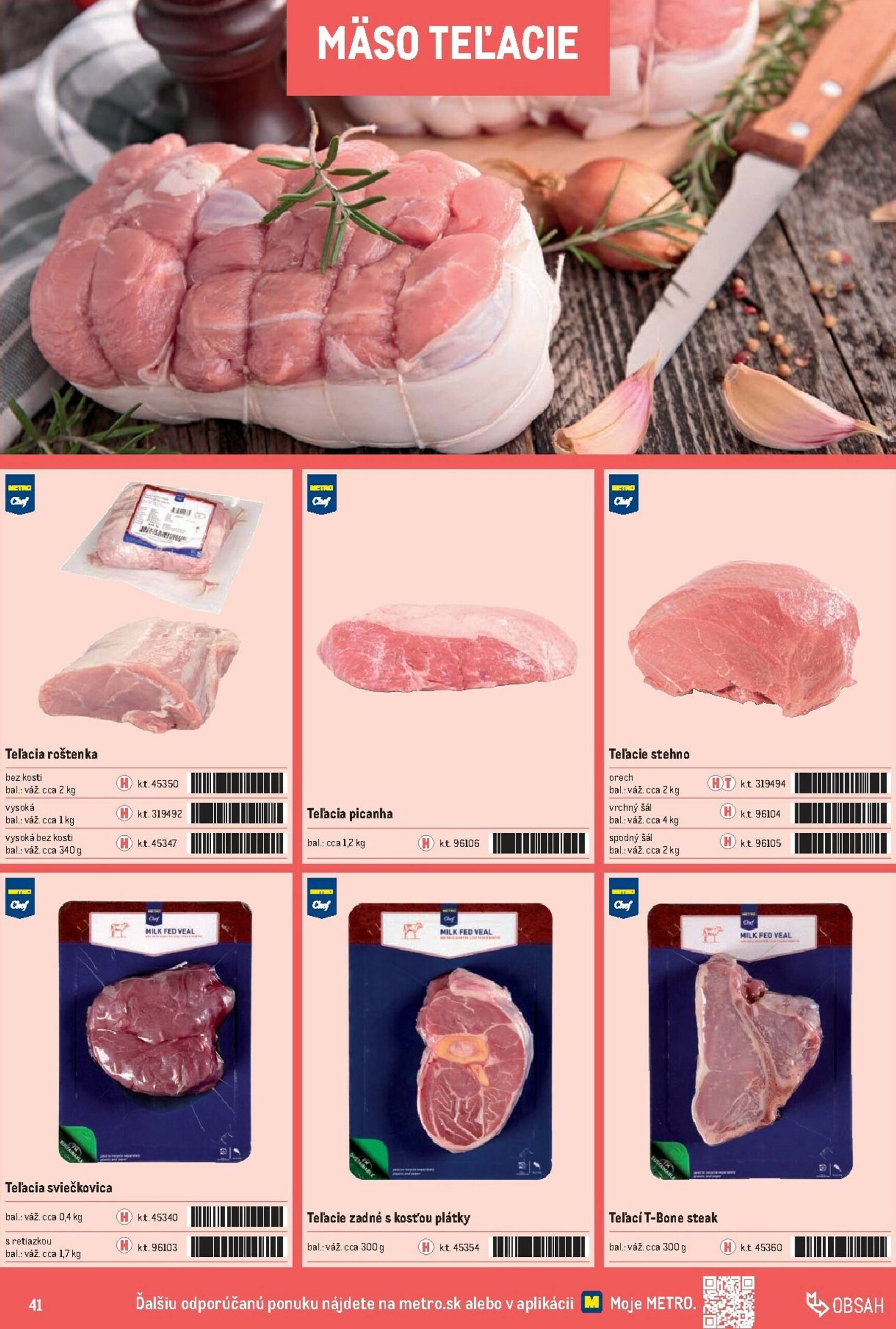 Page 41 of Aktuálny metro leták platný od stredy 01.10 do 31.12
