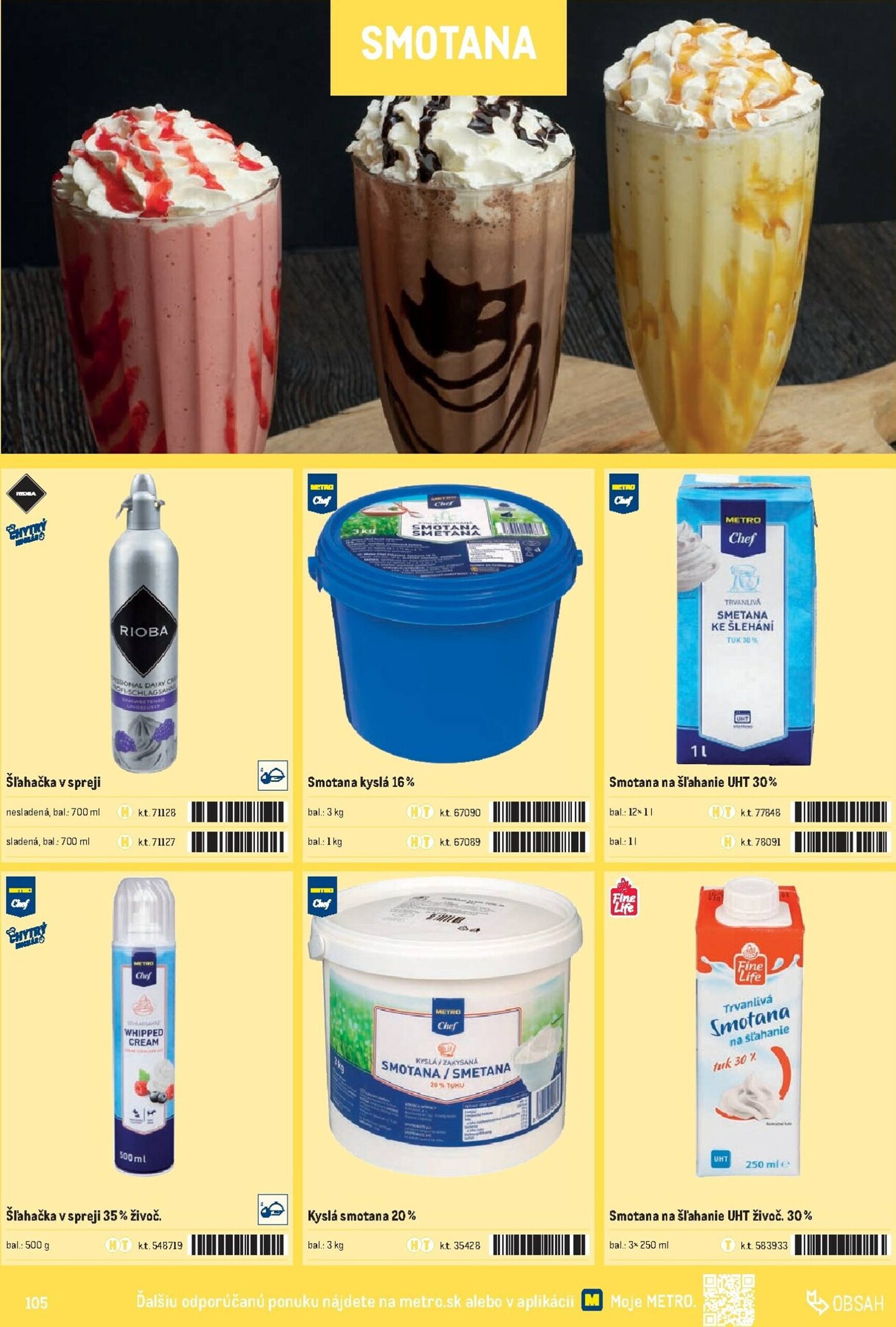 Page 105 of Aktuálny metro leták platný od stredy 01.10 do 31.12