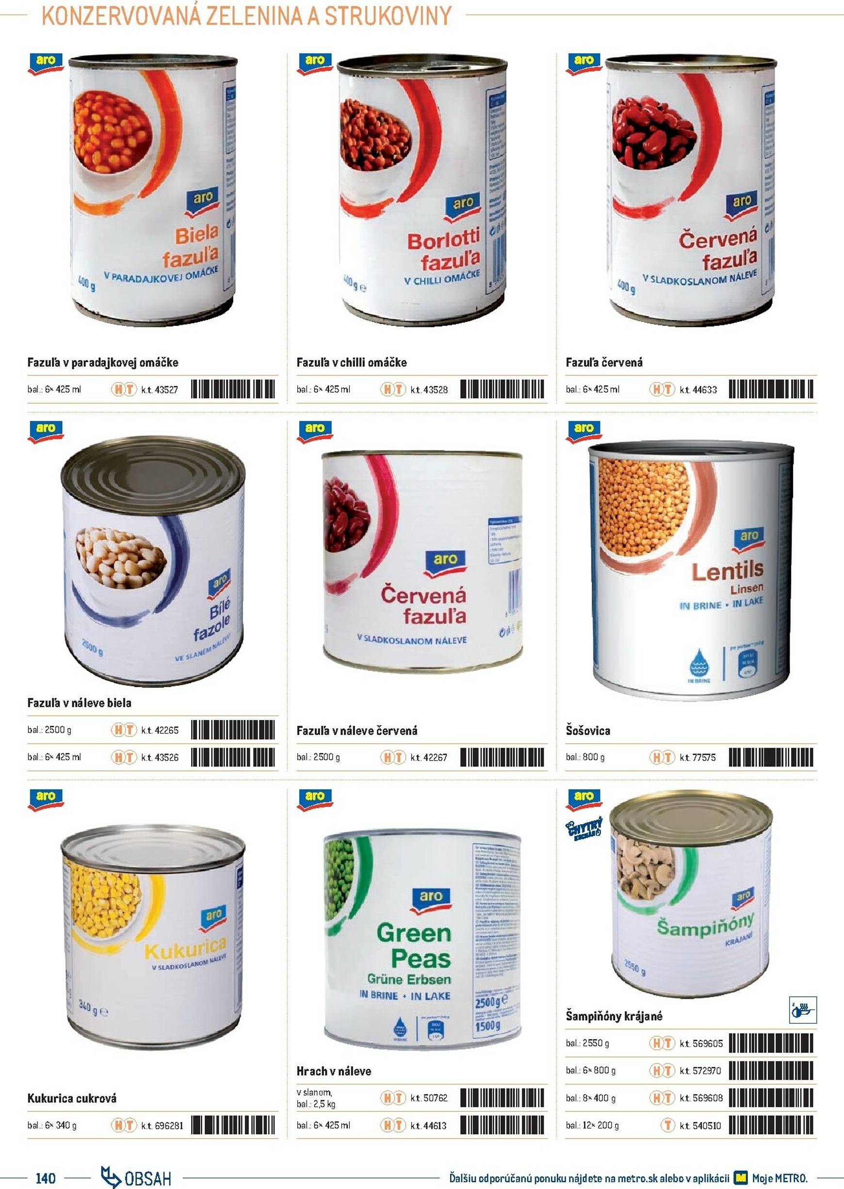 Page 140 of Aktuálny metro leták platný od stredy 01.10 do 31.12