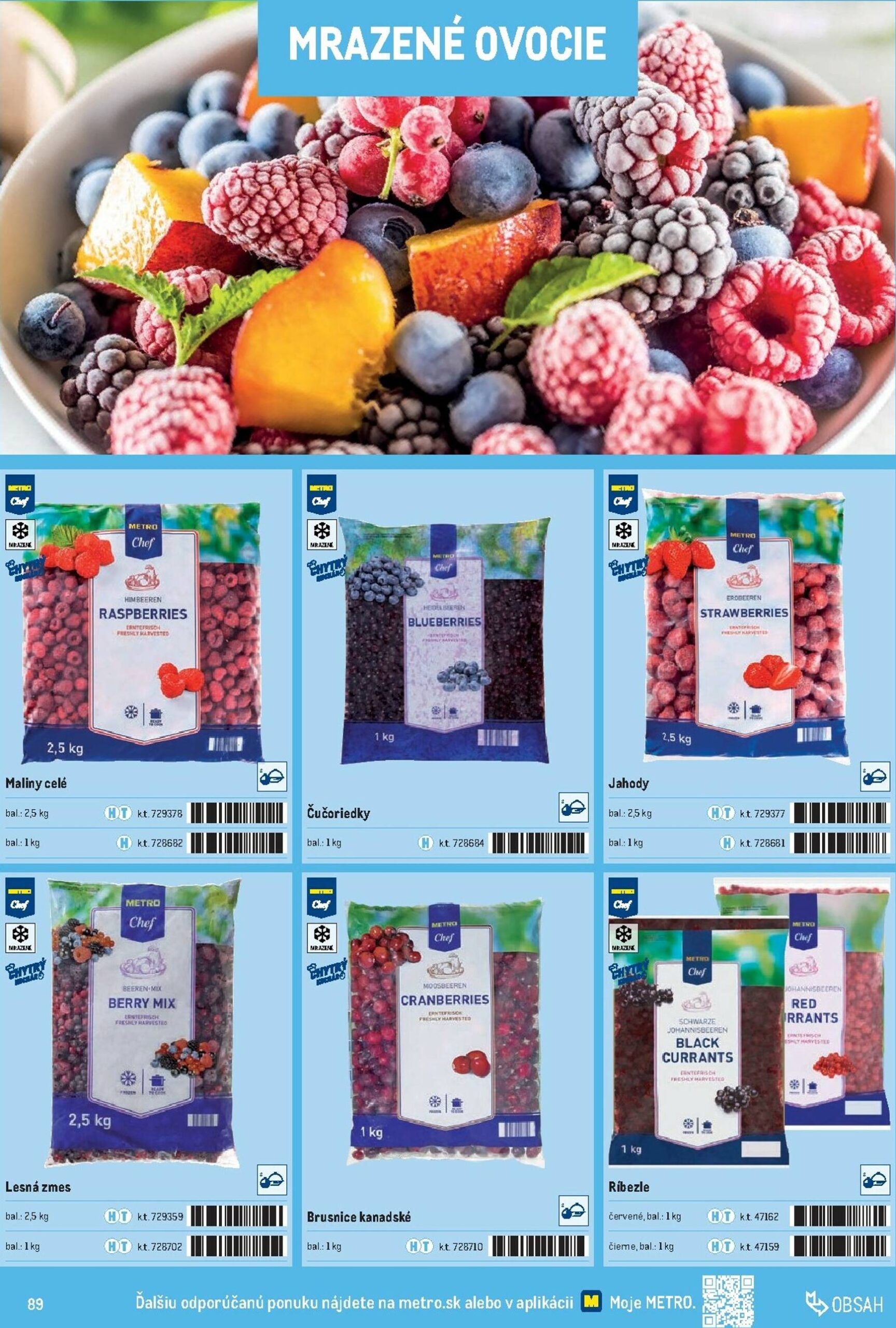 Page 89 of Aktuálny metro leták platný od stredy 01.10 do 31.12