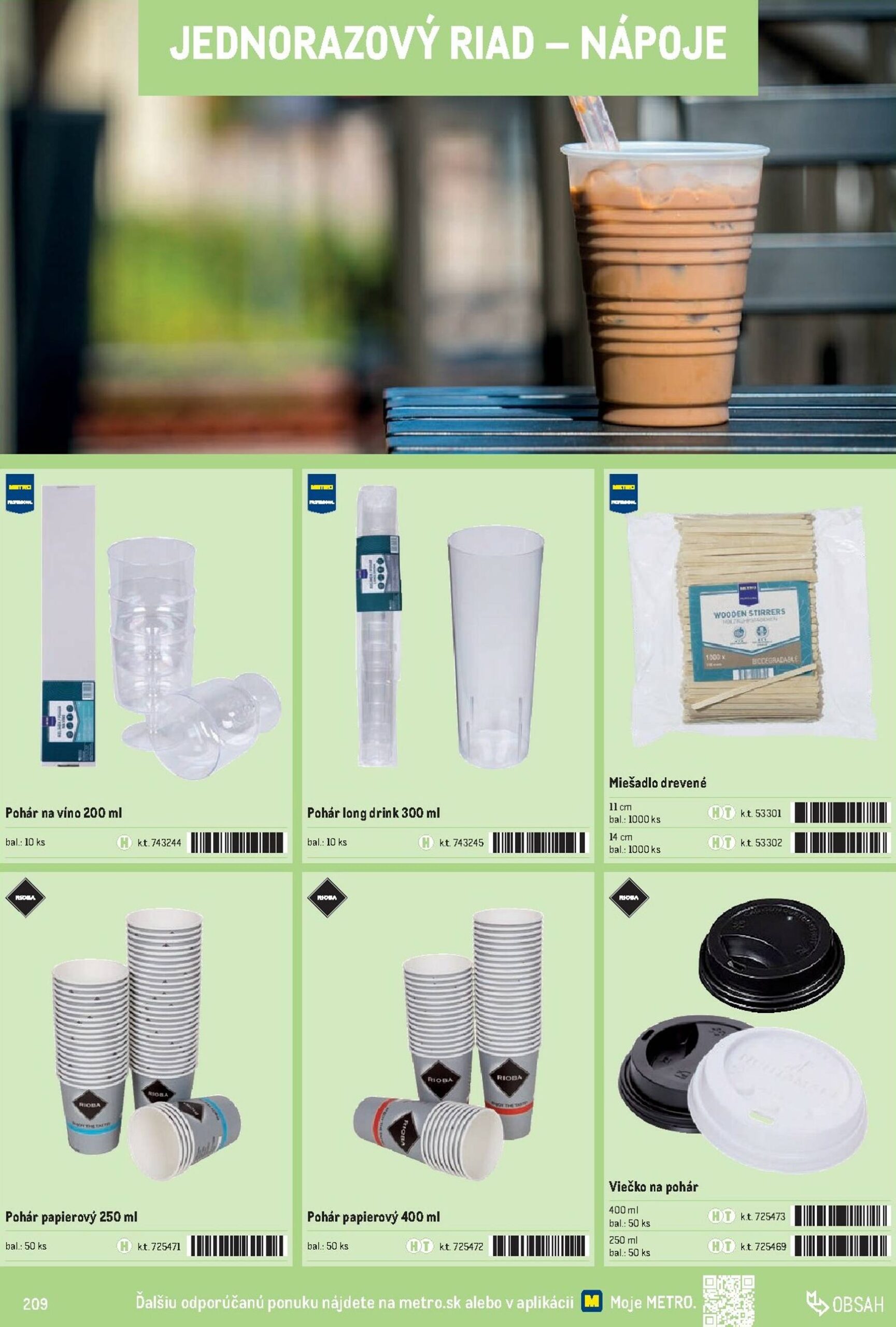 Page 209 of Aktuálny metro leták platný od stredy 01.10 do 31.12