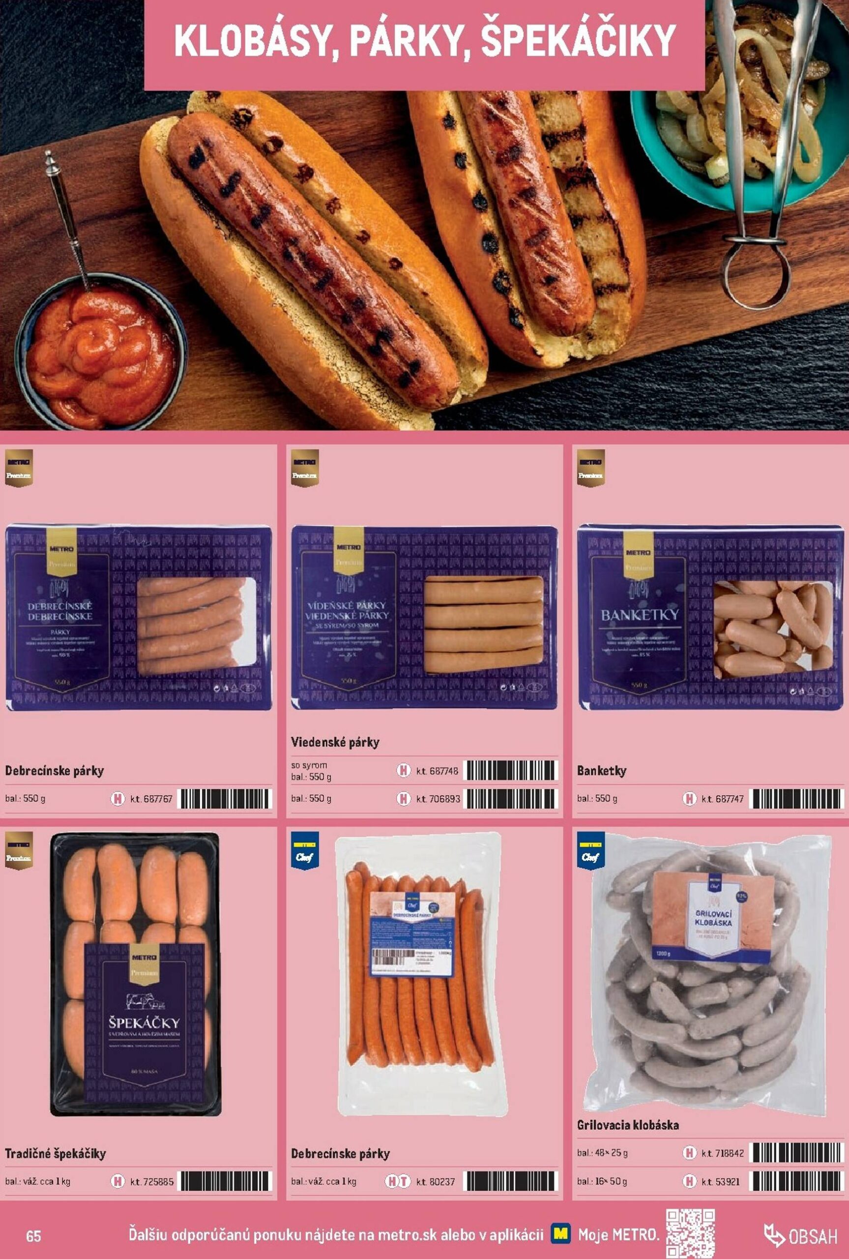 Page 65 of Aktuálny metro leták platný od stredy 01.10 do 31.12