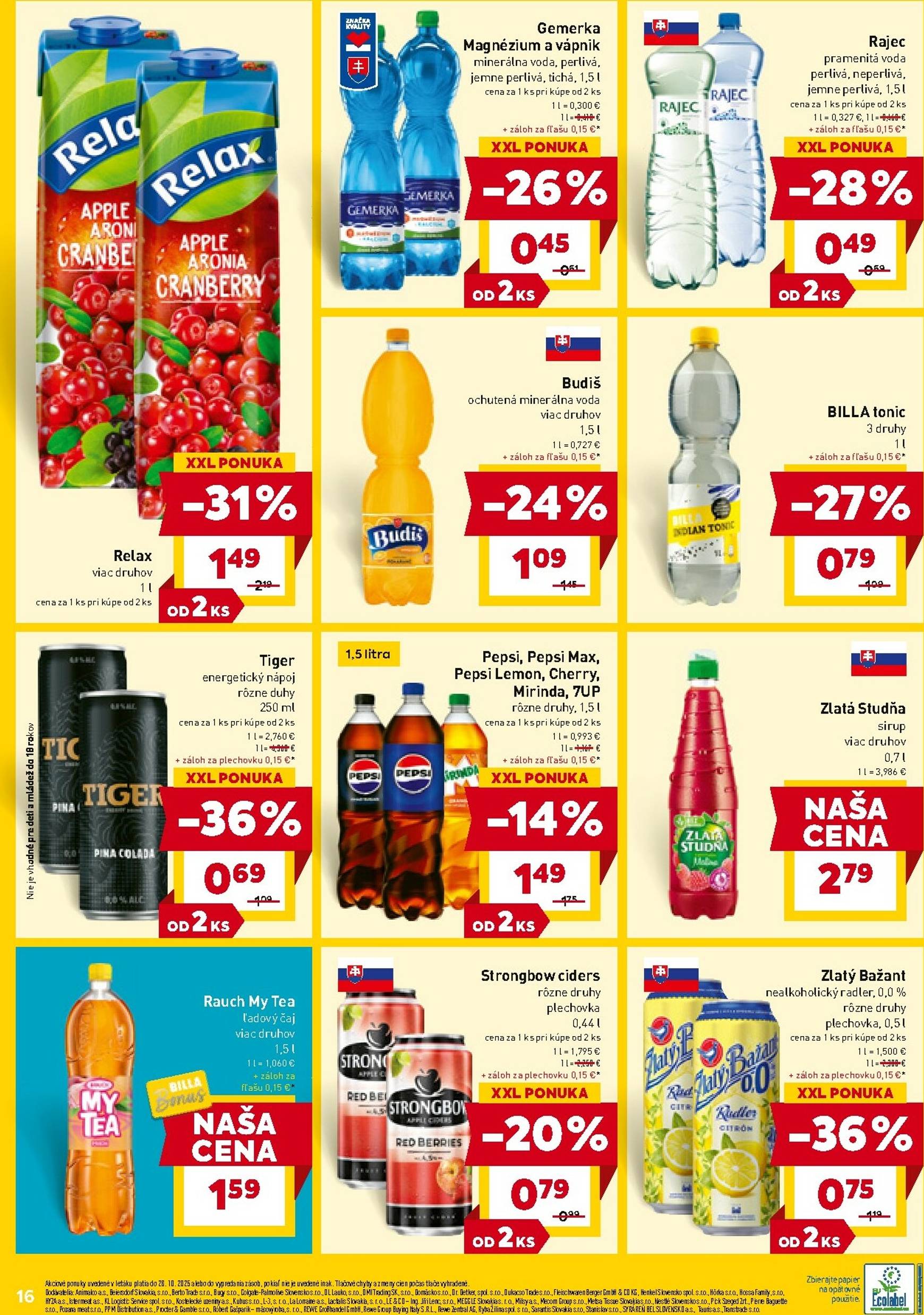 Page 17 of Aktuálny billa leták platný od stredy 22.10 do 28.10