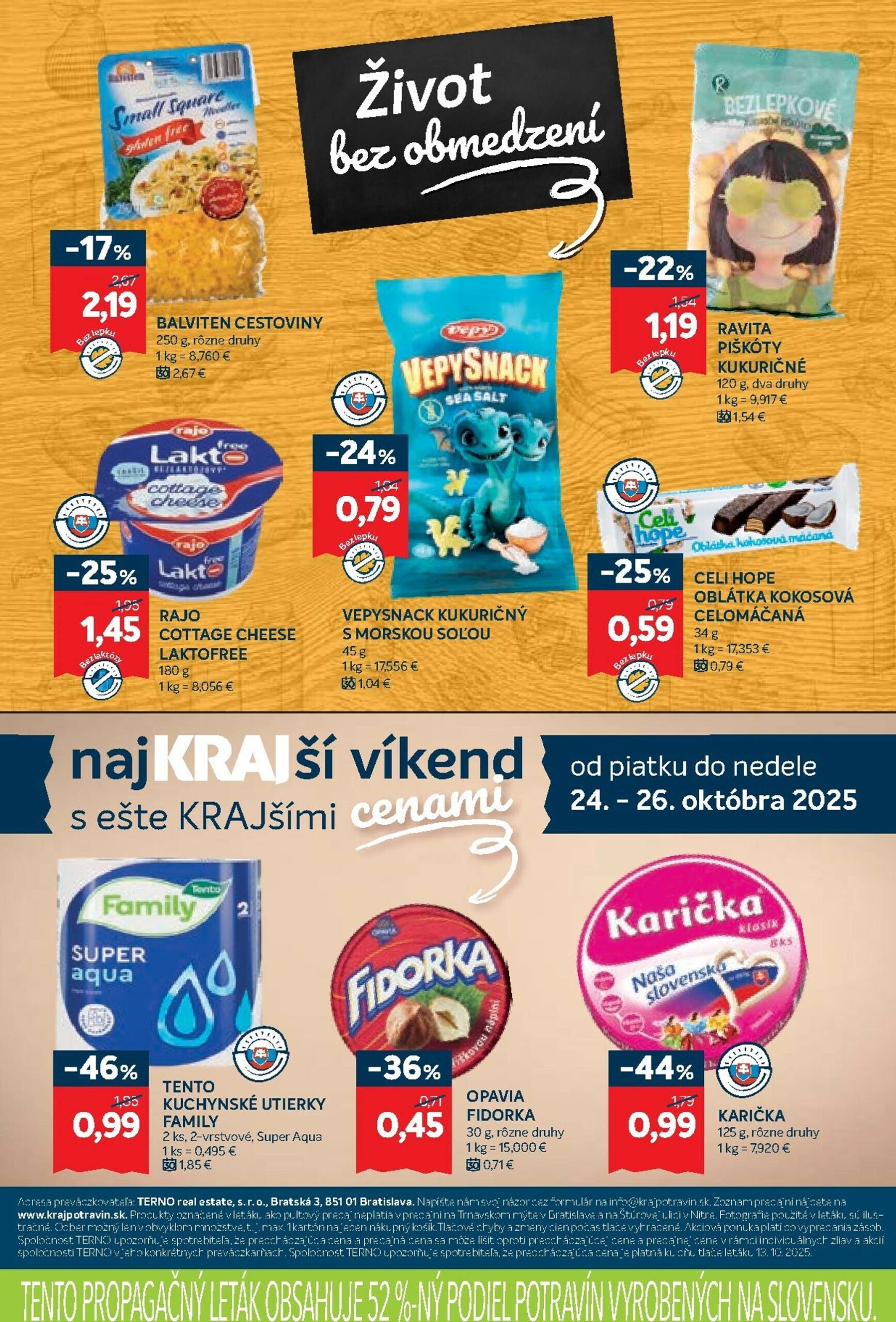 Page 13 of Aktuálny kraj leták platný od štvrtka 23.10 do 29.10