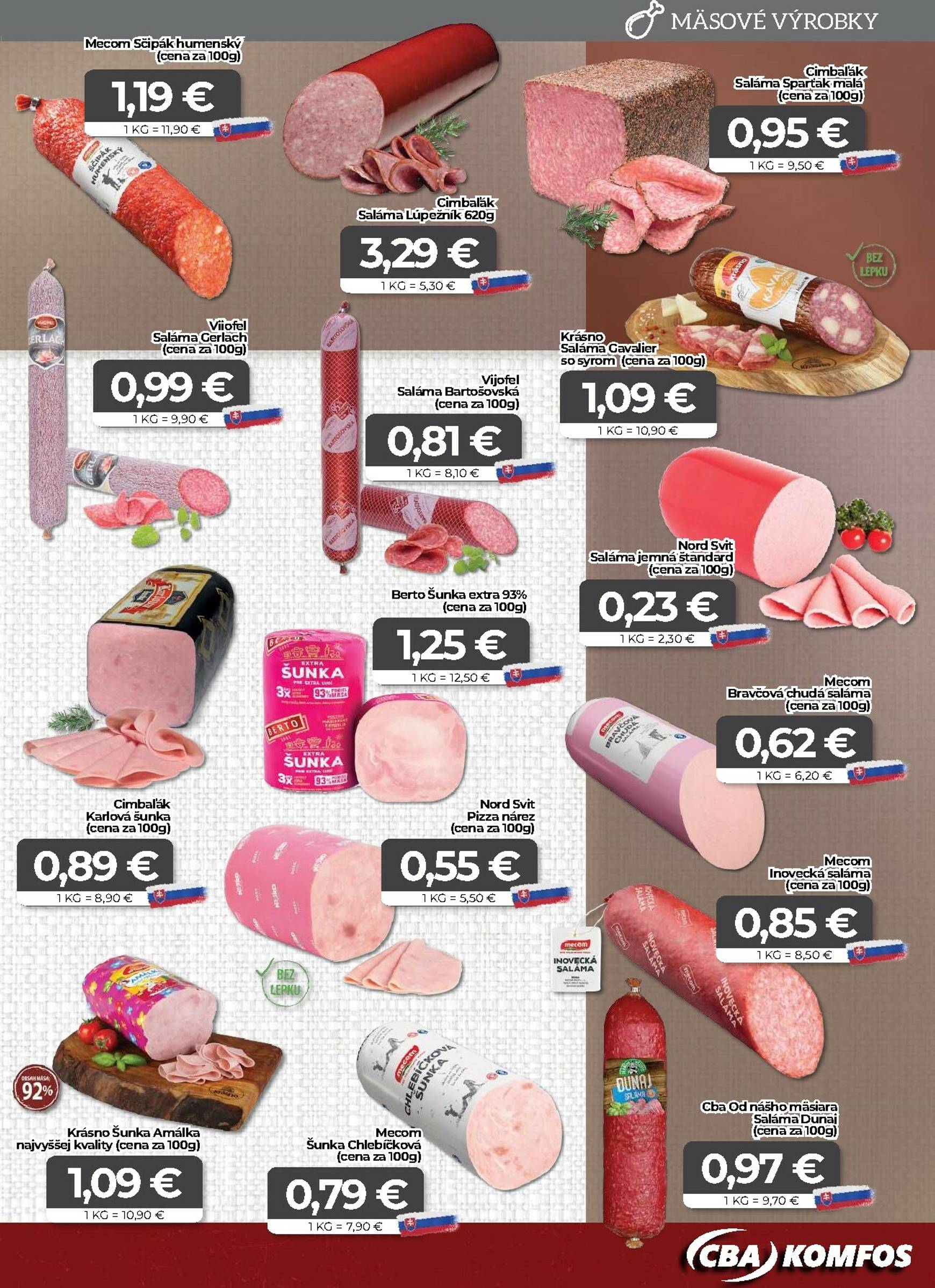 Page 3 of Aktuálny cba leták platný od štvrtka 23.10 do 04.11