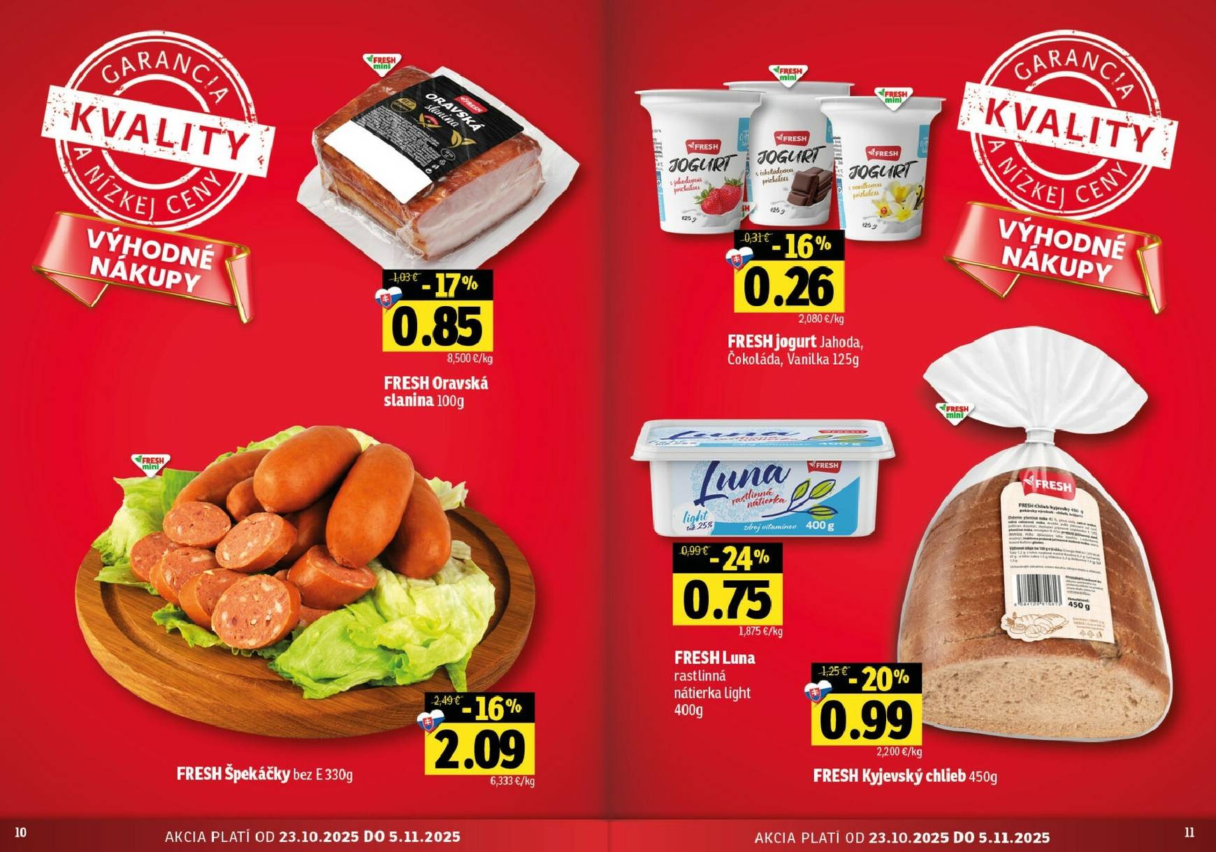 Page 6 of Aktuálny fresh leták platný od štvrtka 23.10 do 05.11