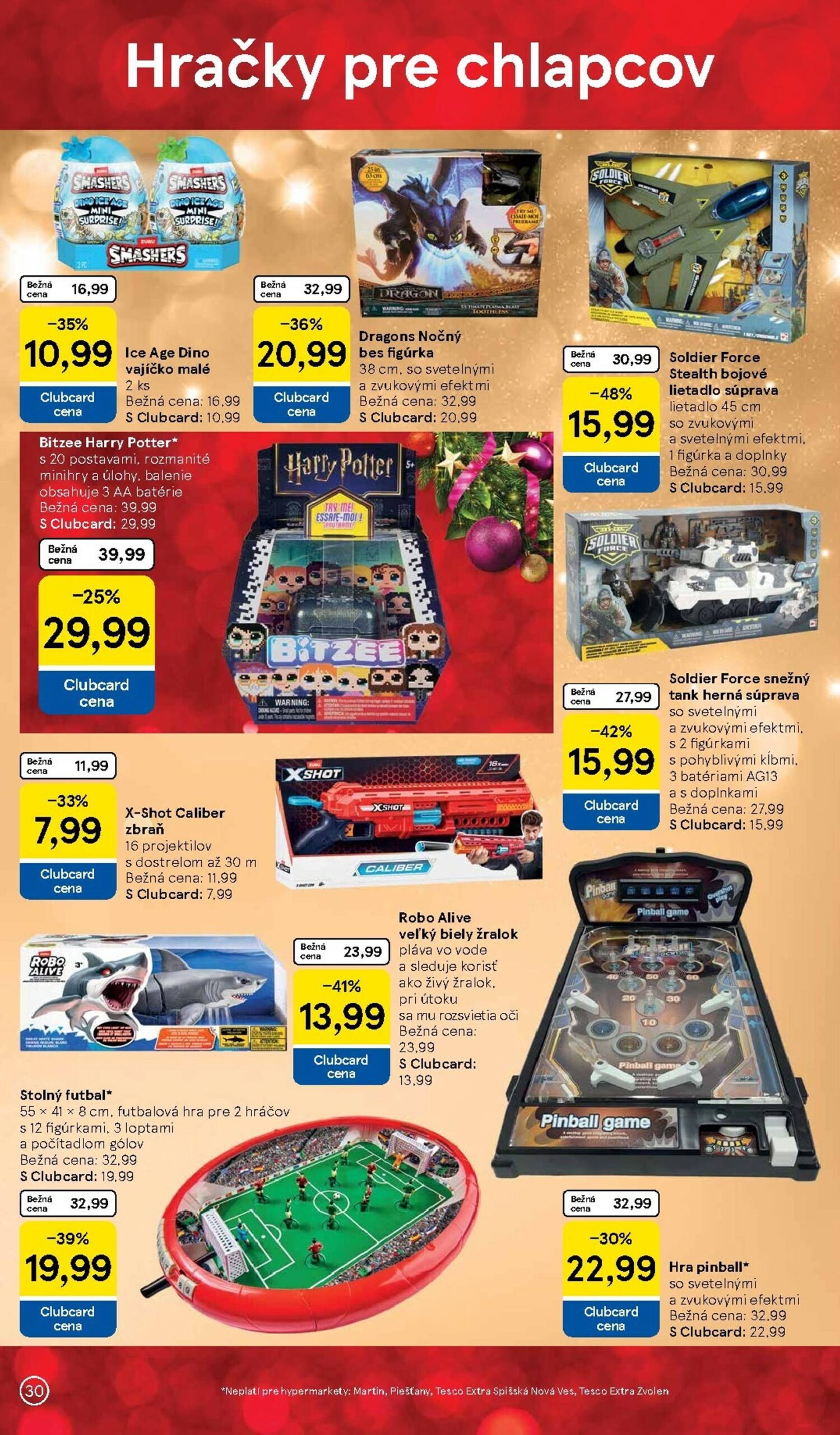 Page 30 of Aktuálny tesco leták platný od pondelka 27.10 do 17.11