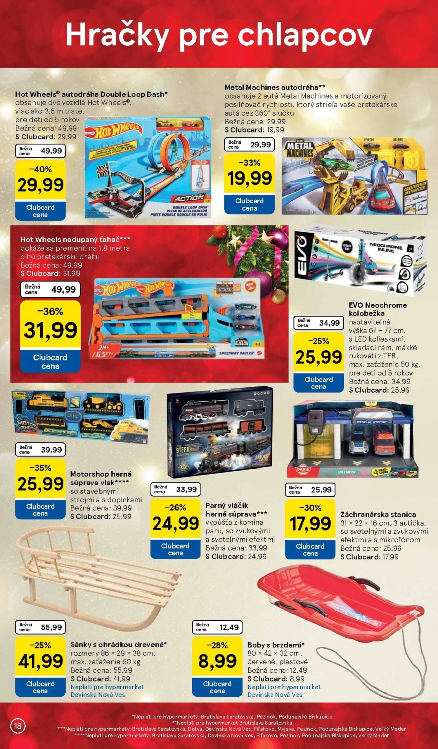 Page 18 of Aktuálny tesco leták platný od pondelka 27.10 do 17.11