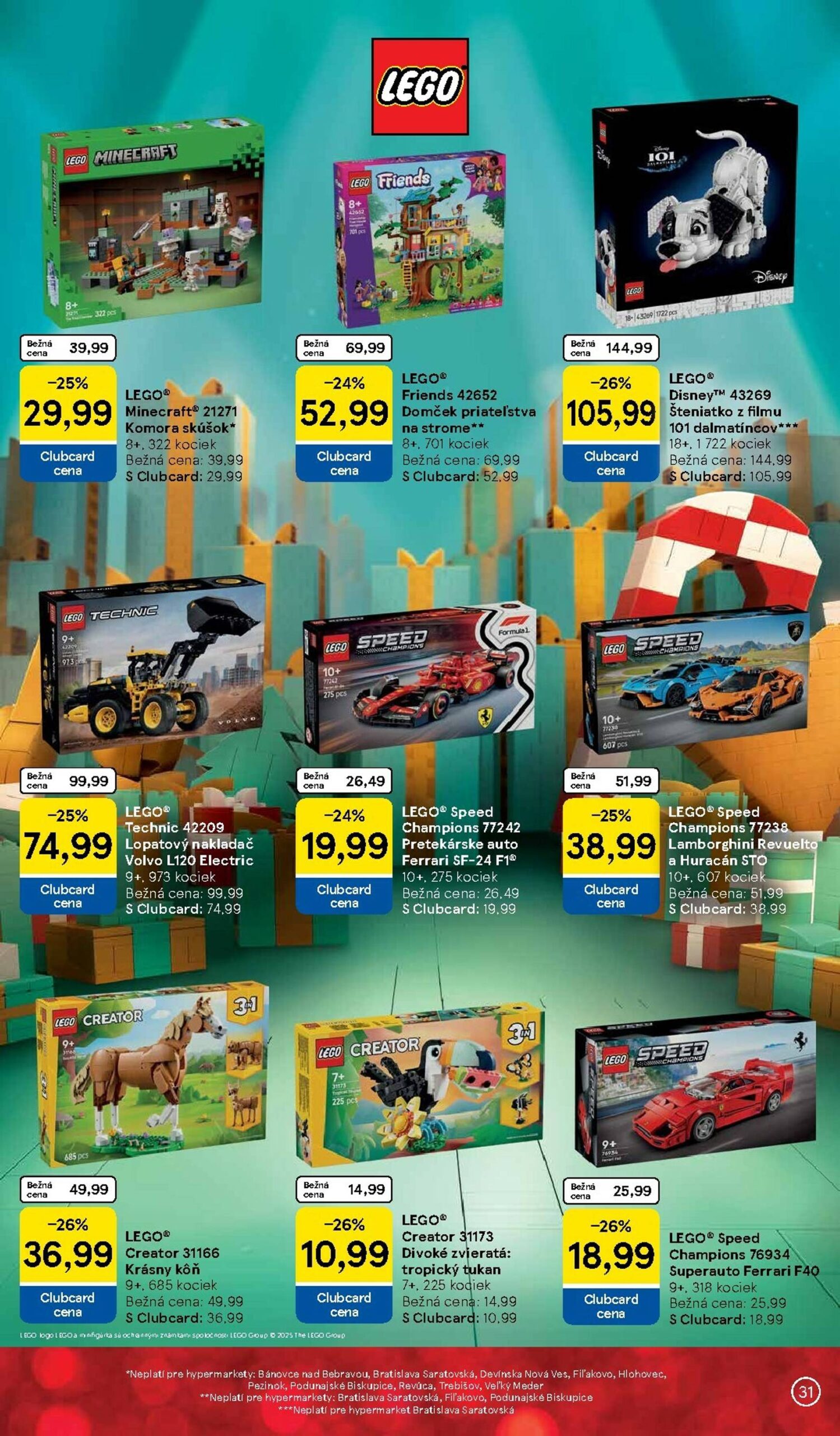 Page 31 of Aktuálny tesco leták platný od pondelka 27.10 do 17.11