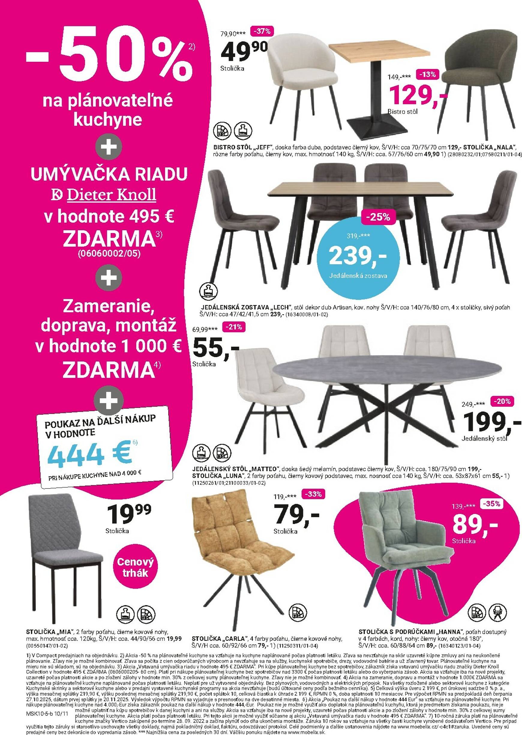 Page 10 of Aktuálny mobelix leták platný od pondelka 27.10 do 09.11