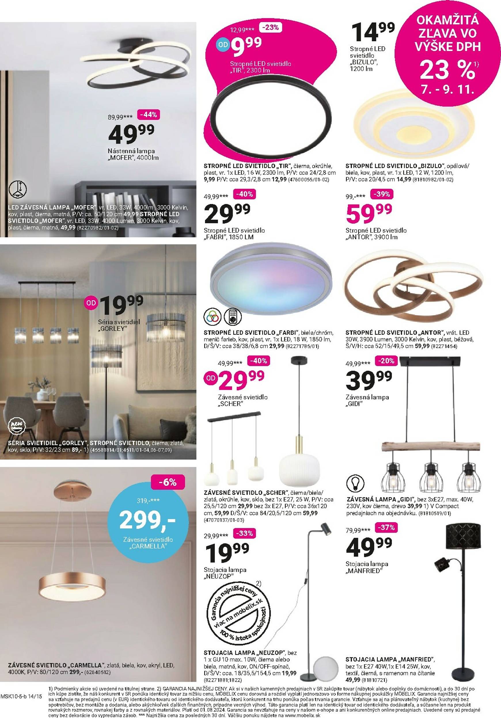 Page 14 of Aktuálny mobelix leták platný od pondelka 27.10 do 09.11