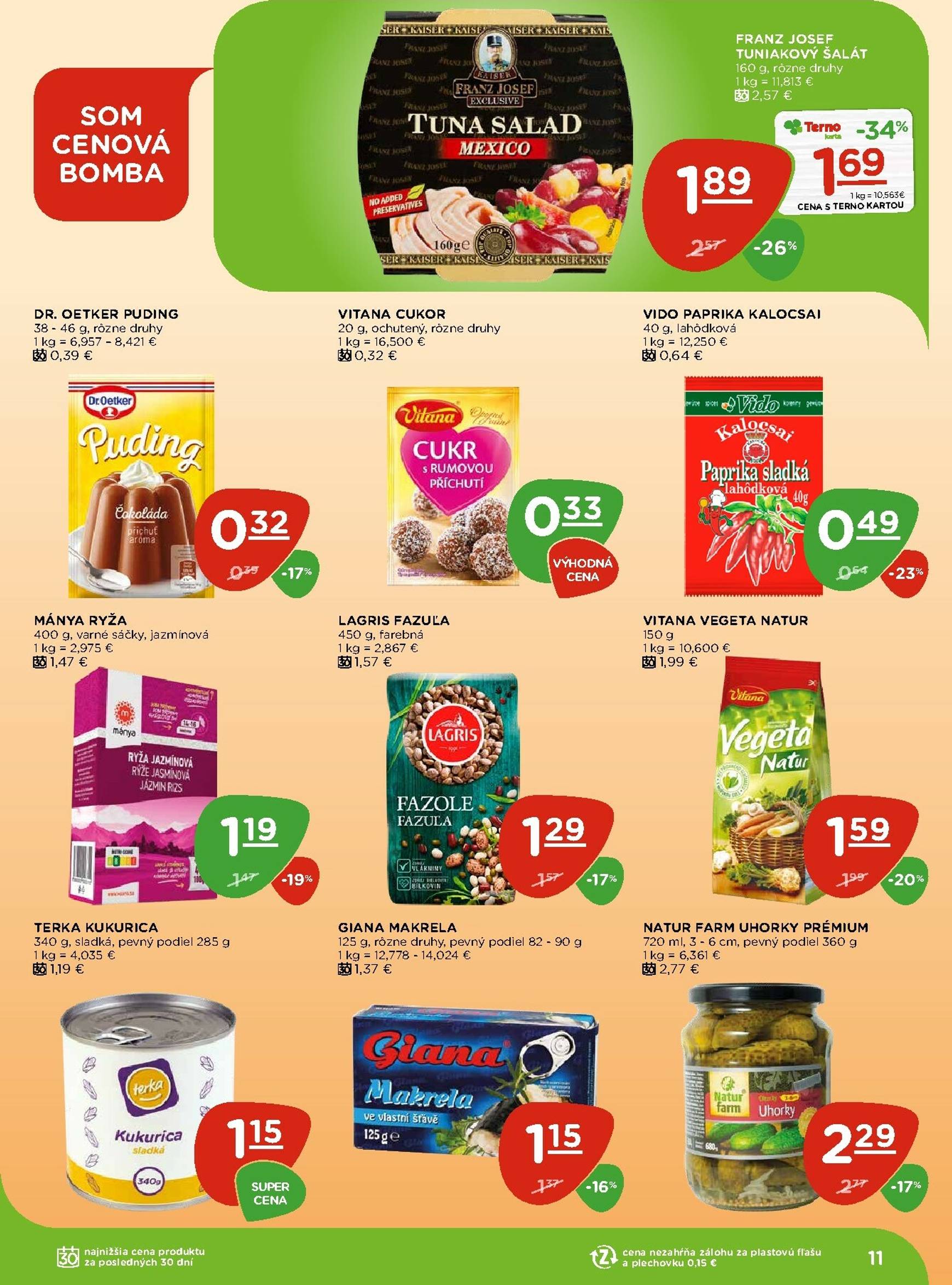 Page 11 of Aktuálny terno leták platný od štvrtka 23.10 do 29.10