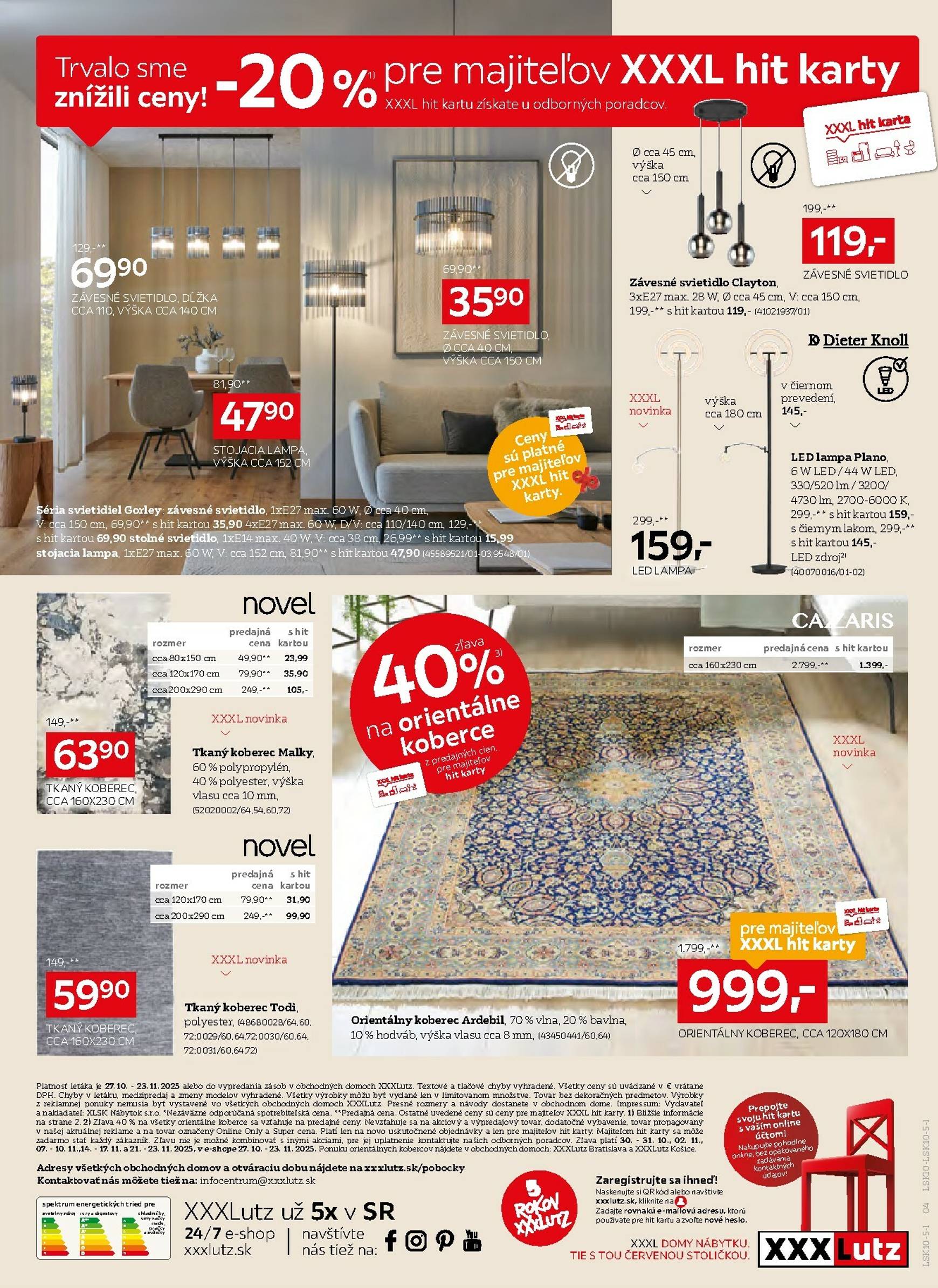 Page 4 of Aktuálny xxxlutz leták platný od pondelka 27.10 do 23.11
