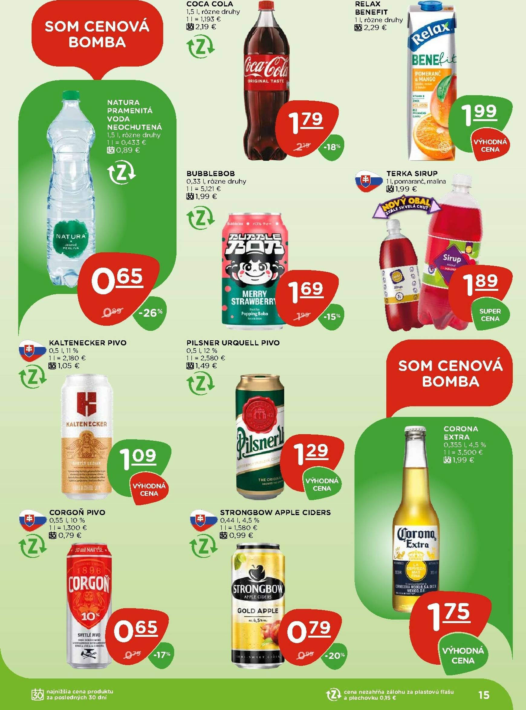 Page 15 of Aktuálny terno leták platný od štvrtka 30.10 do 05.11