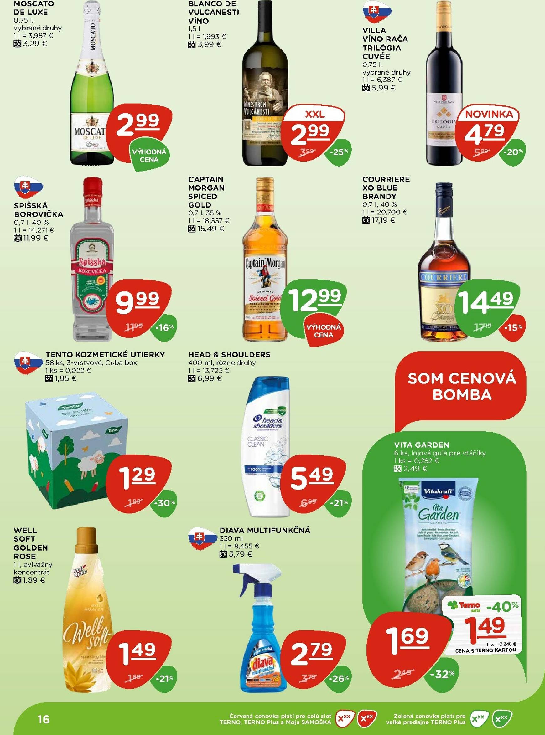 Page 16 of Aktuálny terno leták platný od štvrtka 30.10 do 05.11