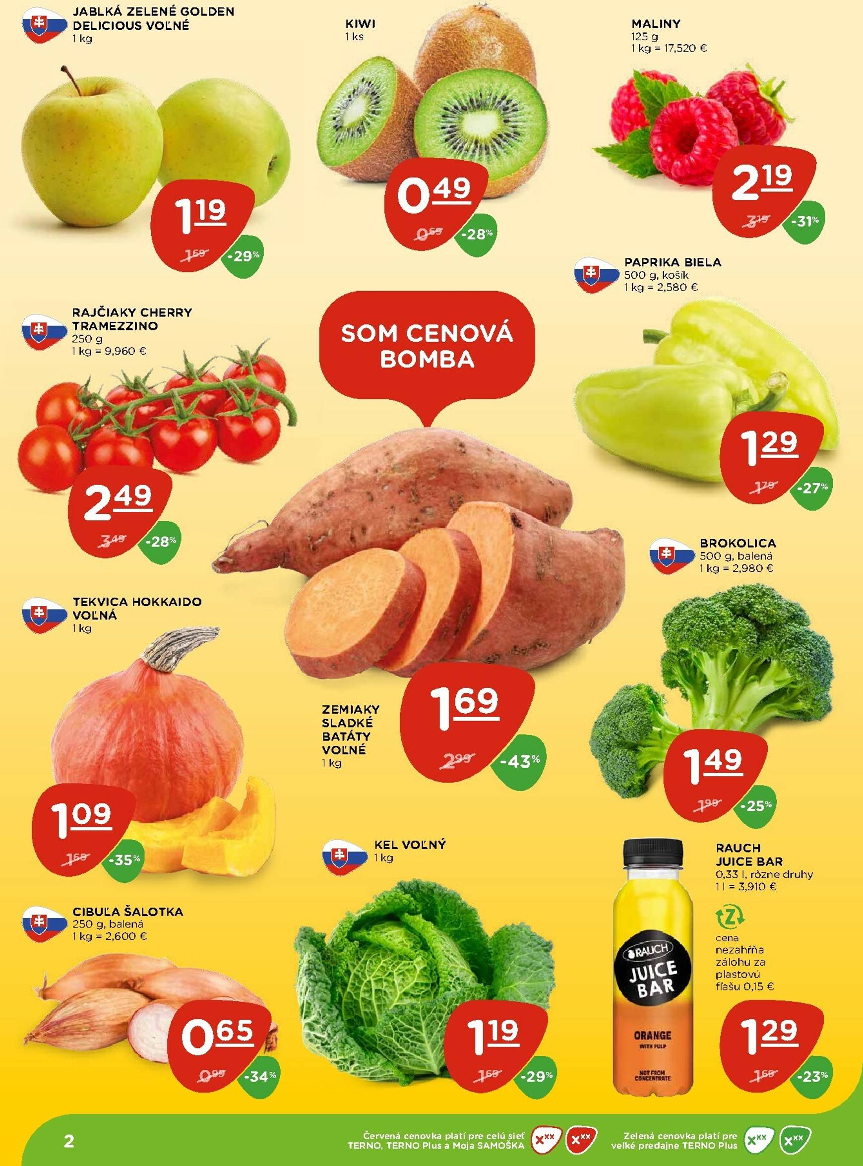 Page 2 of Aktuálny terno leták platný od štvrtka 30.10 do 05.11