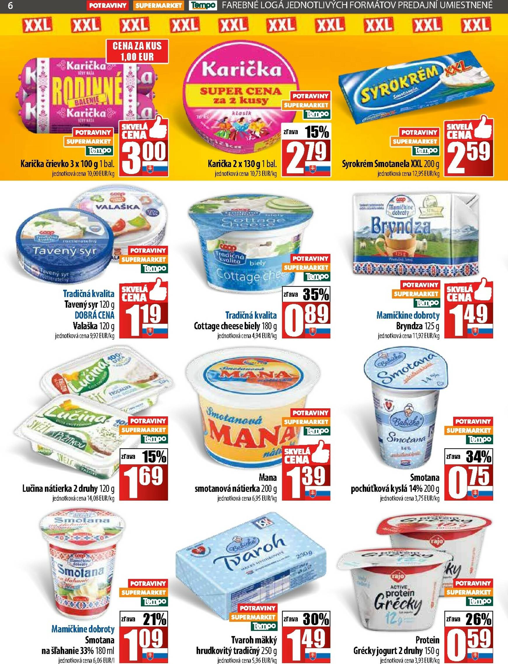Page 6 of Aktuálny coop-jednota leták platný od štvrtka 30.10 do 05.11