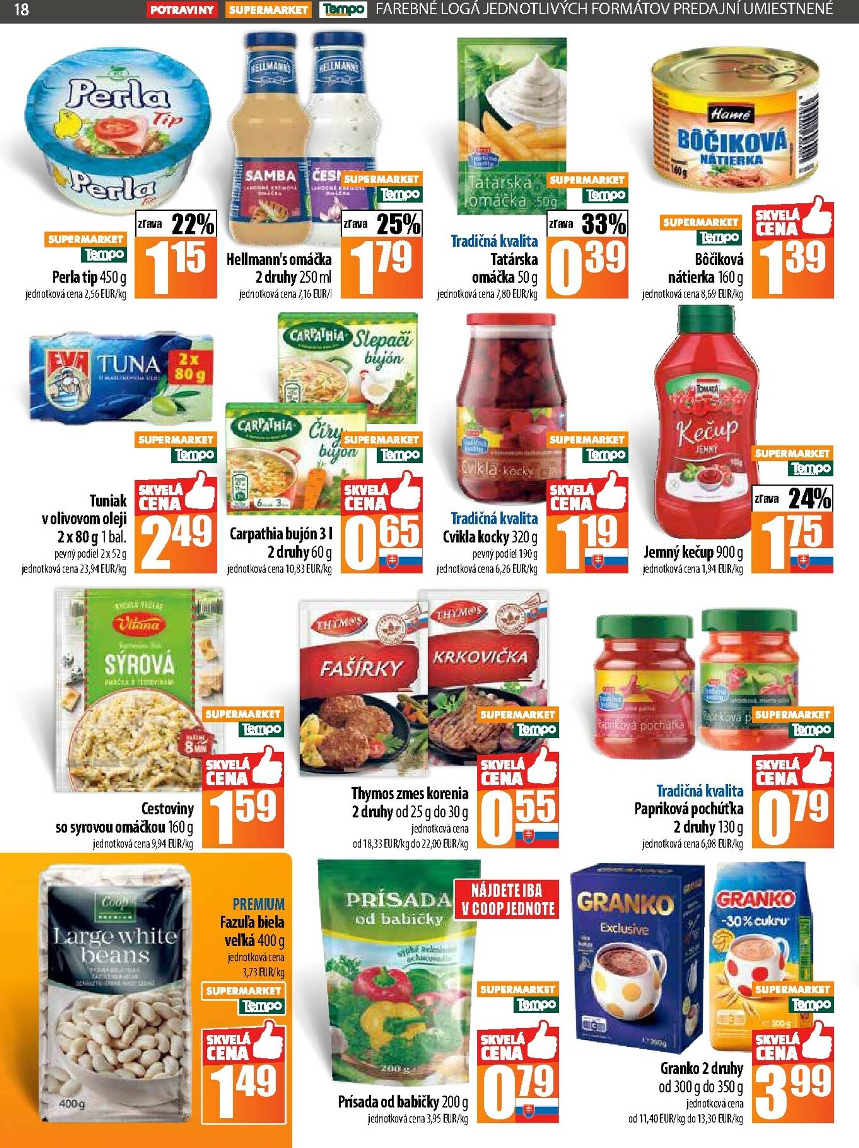 Page 18 of Aktuálny coop-jednota leták platný od štvrtka 30.10 do 05.11