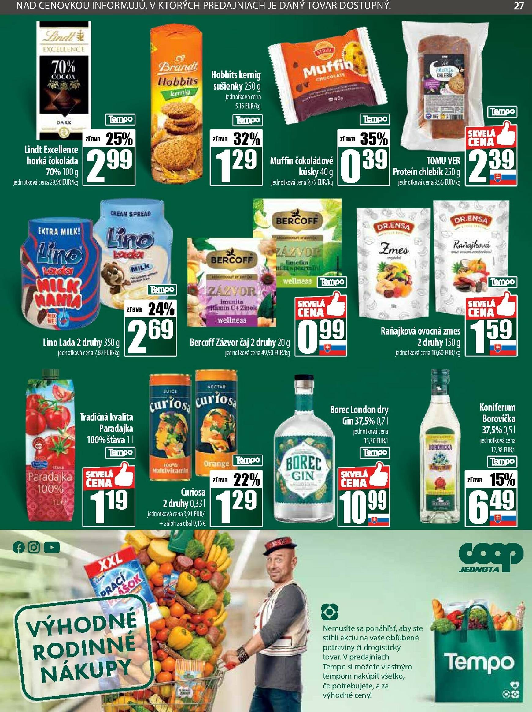 Page 27 of Aktuálny coop-jednota leták platný od štvrtka 30.10 do 05.11