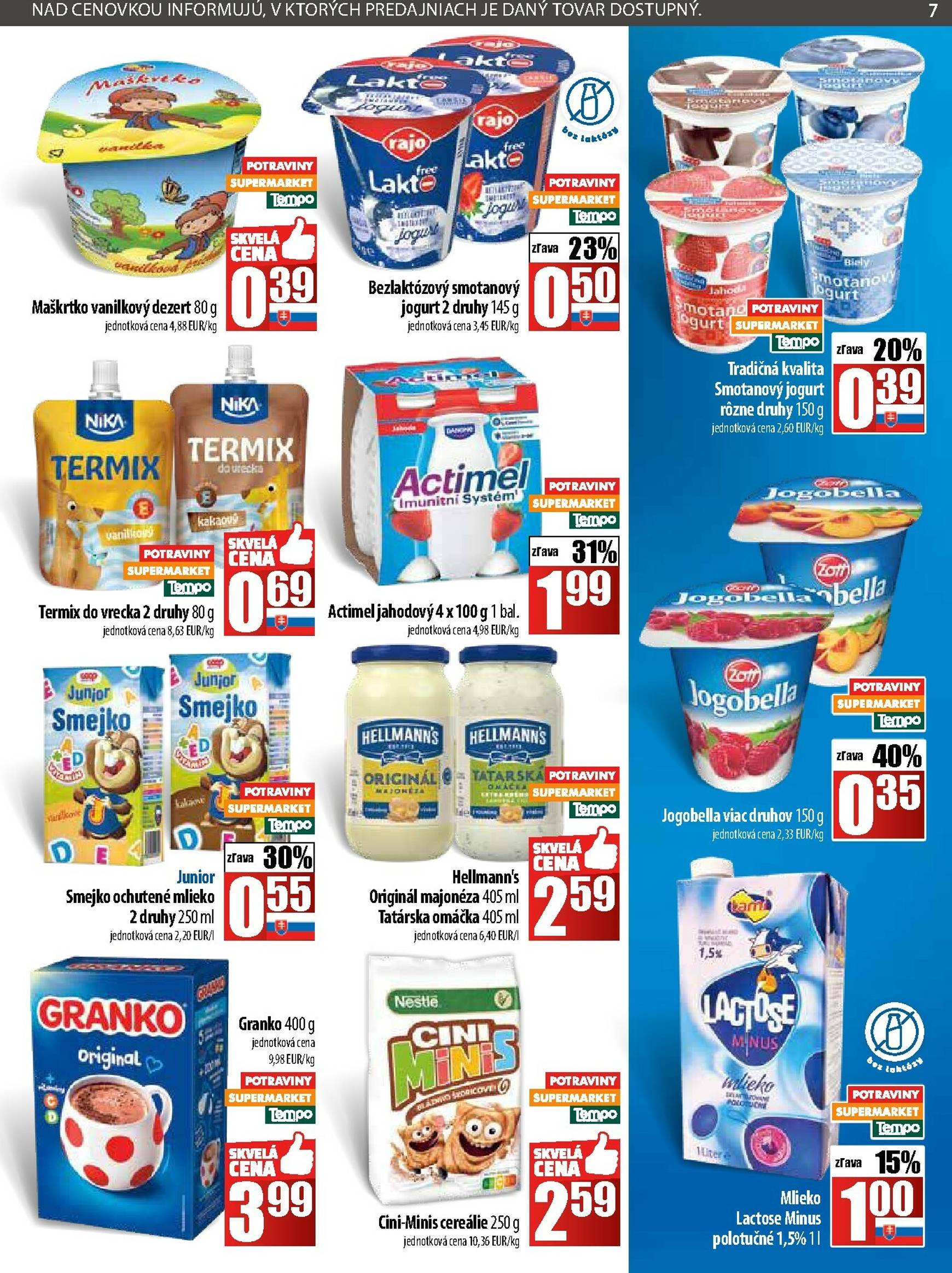 Page 7 of Aktuálny coop-jednota leták platný od štvrtka 30.10 do 05.11