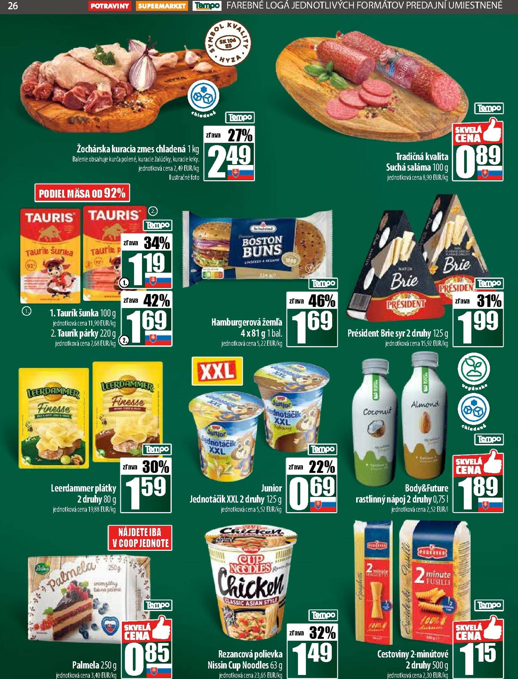 Page 26 of Aktuálny coop-jednota leták platný od štvrtka 30.10 do 05.11