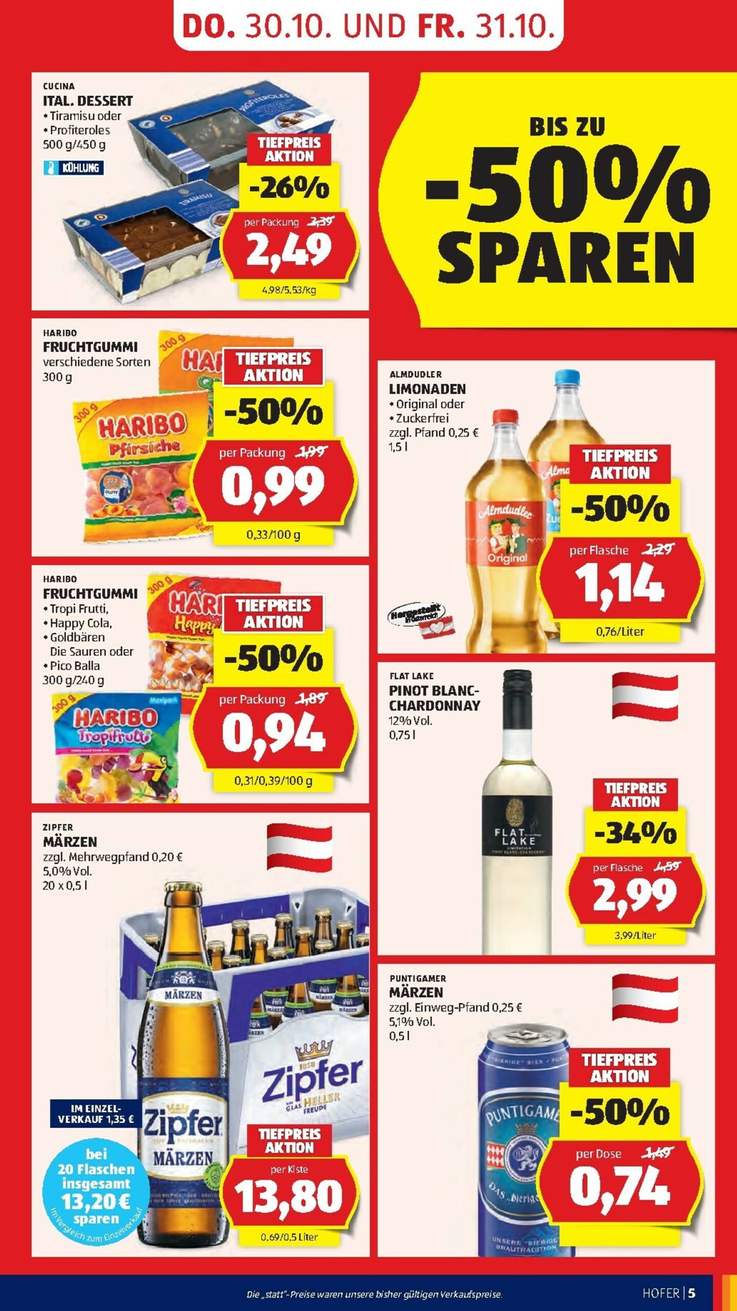 Page 7 of Aktuálny hofer-rakusko leták platný od štvrtka 30.10 do 06.11