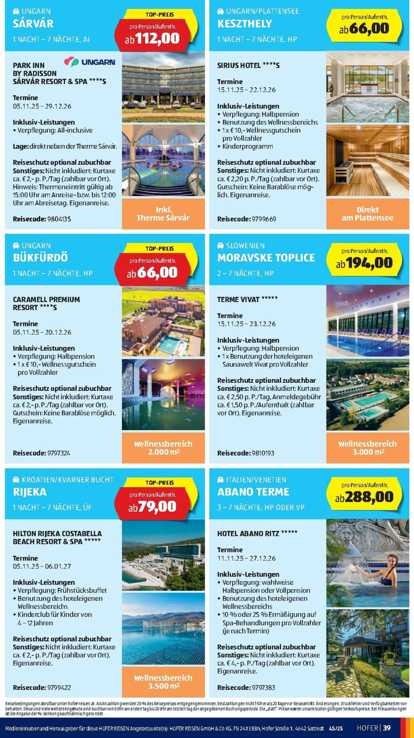 Page 43 of Aktuálny hofer-rakusko leták platný od štvrtka 30.10 do 06.11