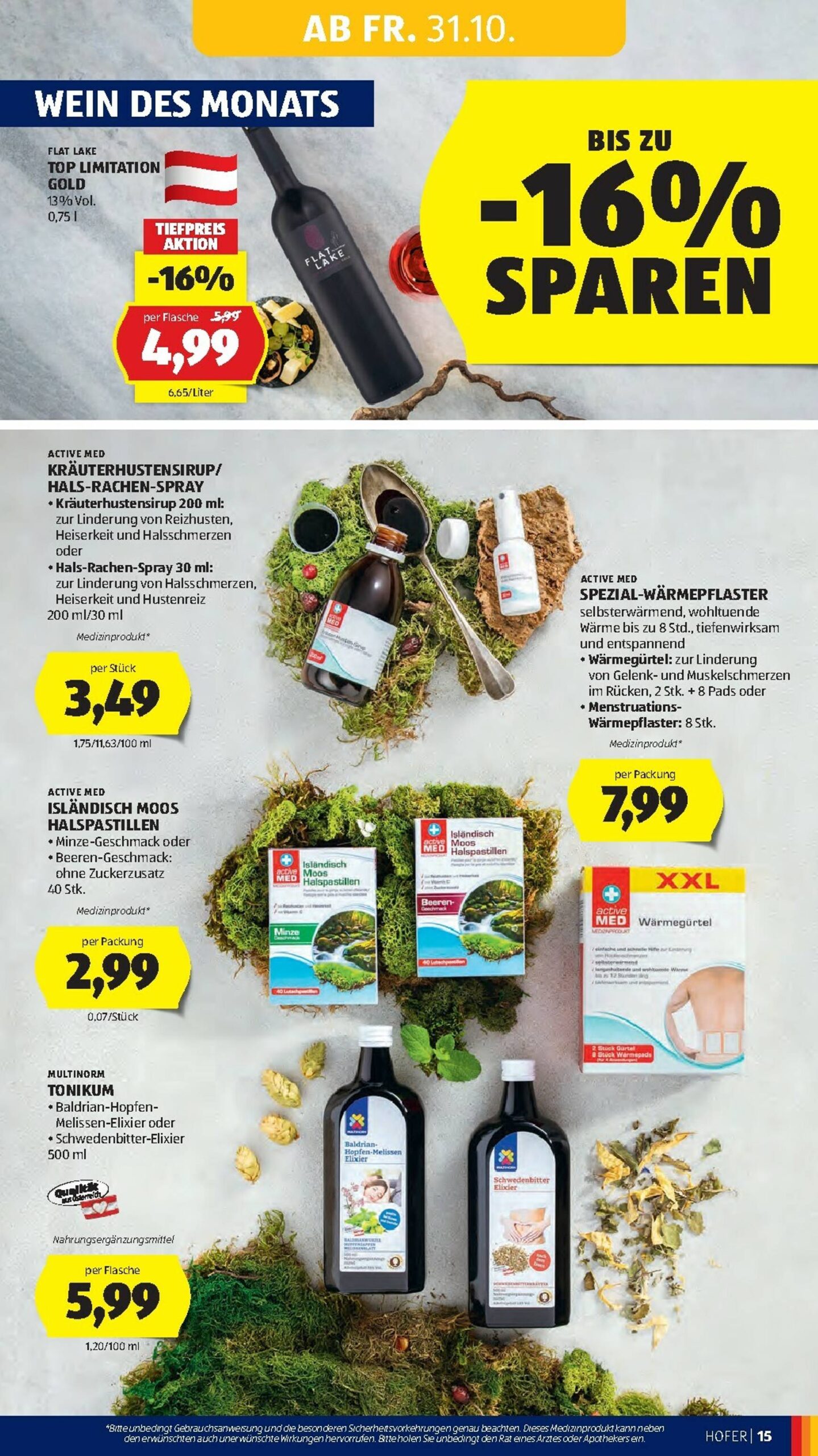 Page 17 of Aktuálny hofer-rakusko leták platný od štvrtka 30.10 do 06.11