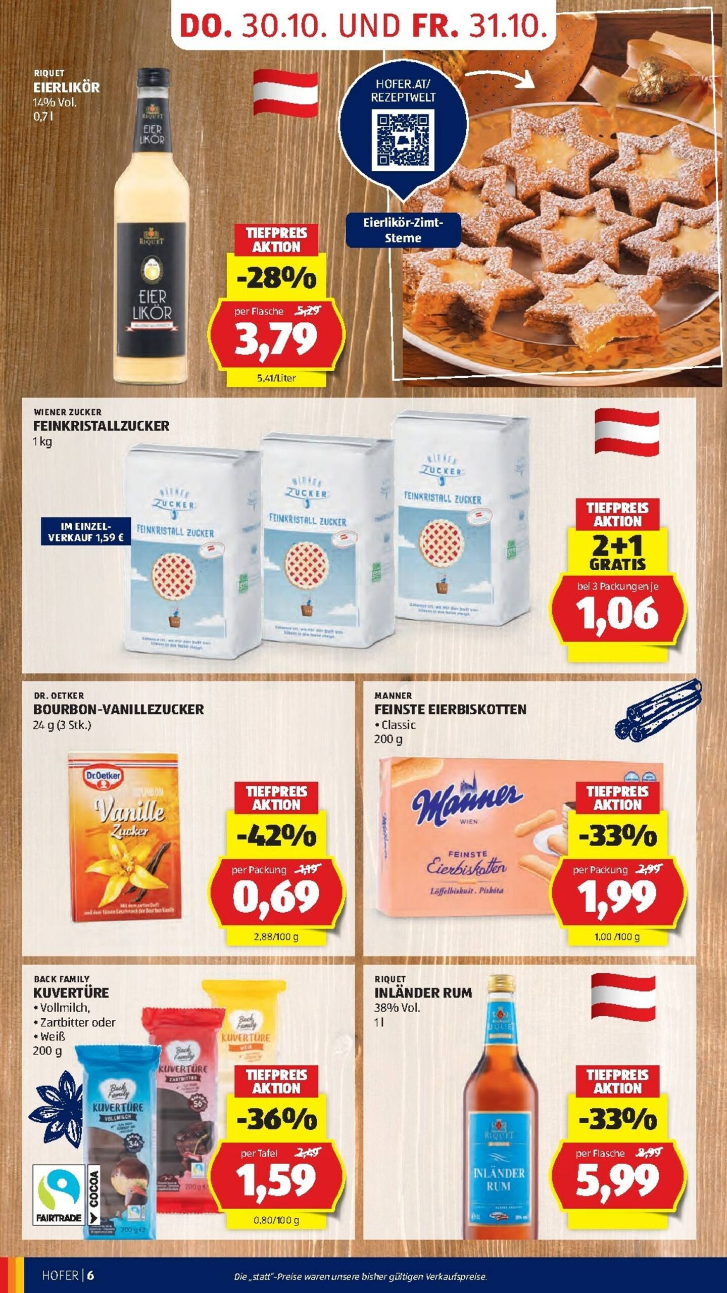 Page 8 of Aktuálny hofer-rakusko leták platný od štvrtka 30.10 do 06.11