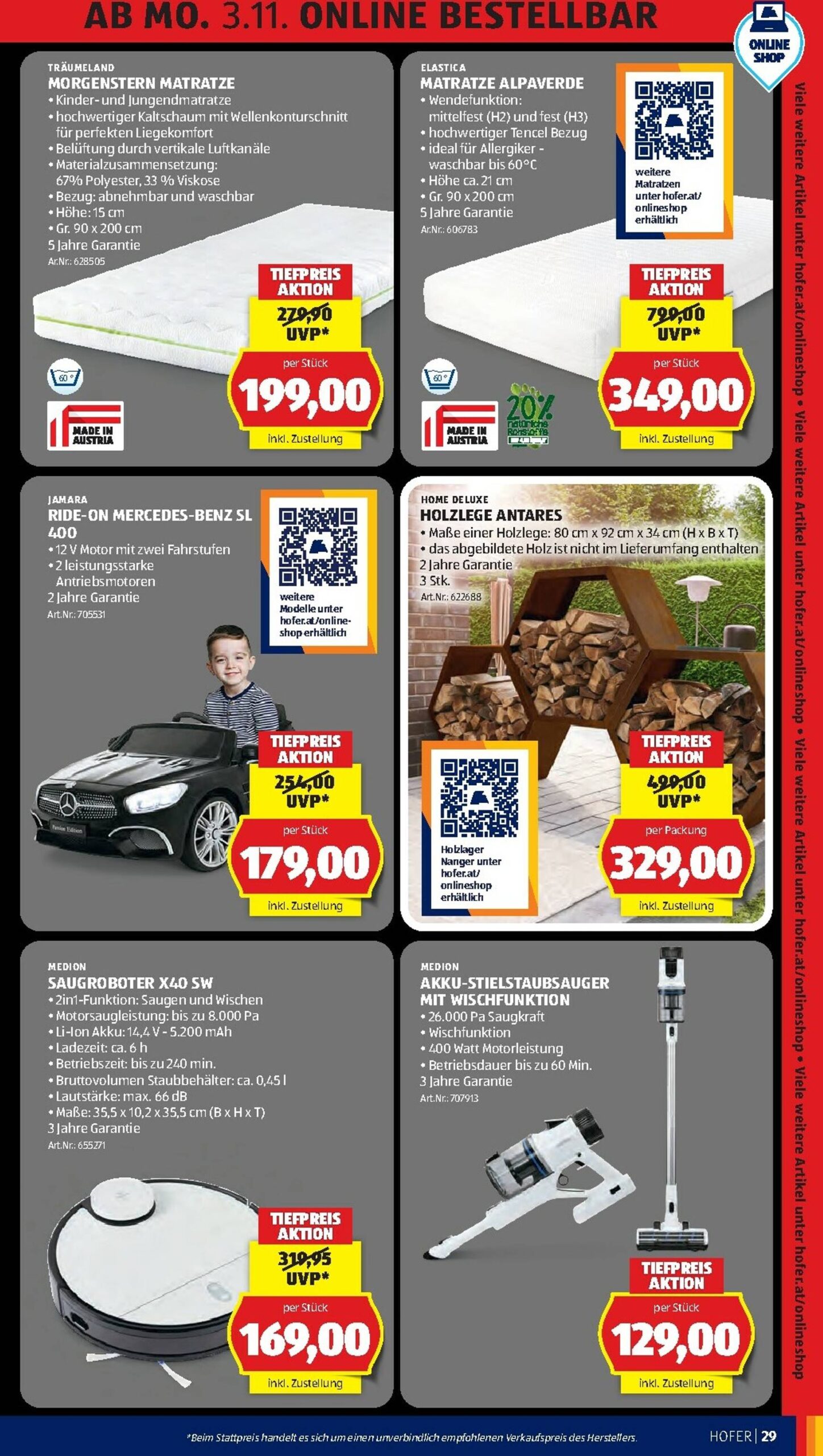 Page 33 of Aktuálny hofer-rakusko leták platný od štvrtka 30.10 do 06.11