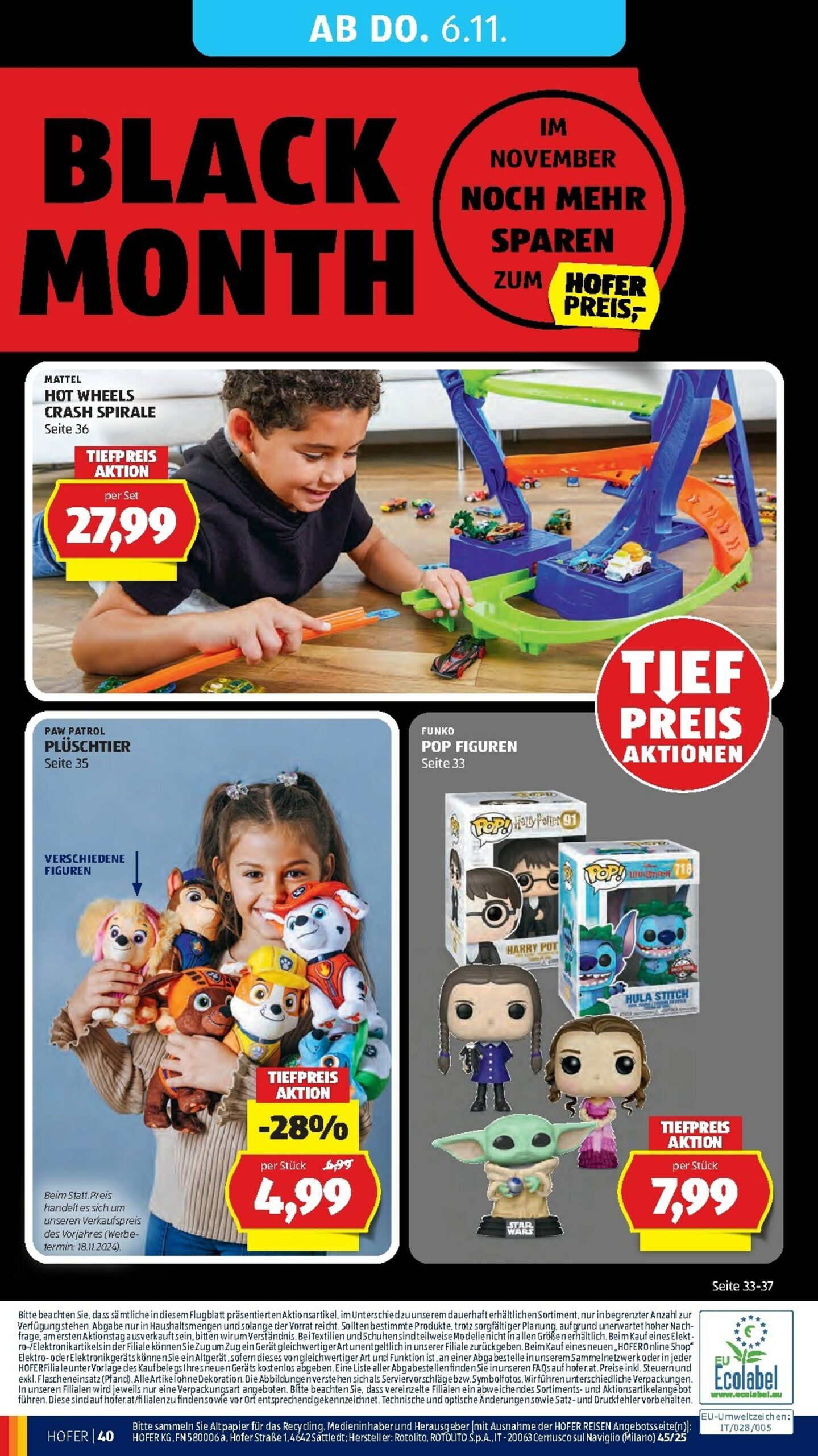 Page 44 of Aktuálny hofer-rakusko leták platný od štvrtka 30.10 do 06.11