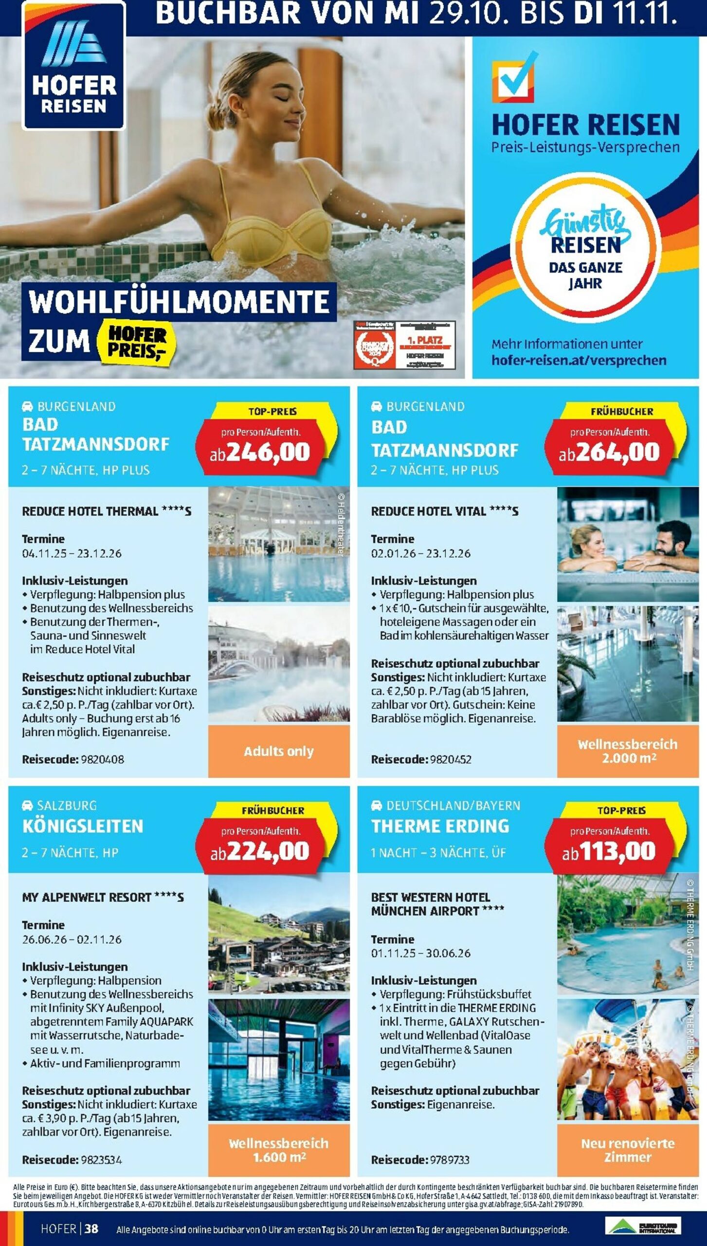 Page 42 of Aktuálny hofer-rakusko leták platný od štvrtka 30.10 do 06.11