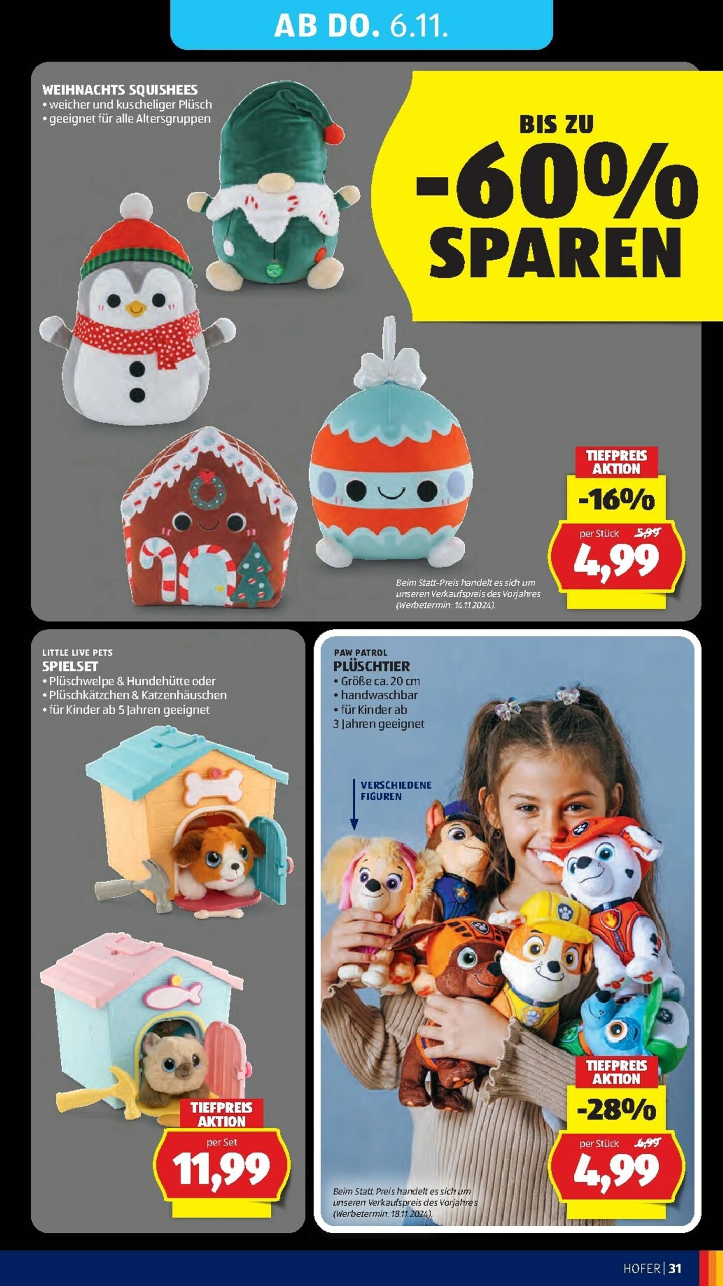 Page 35 of Aktuálny hofer-rakusko leták platný od štvrtka 30.10 do 06.11