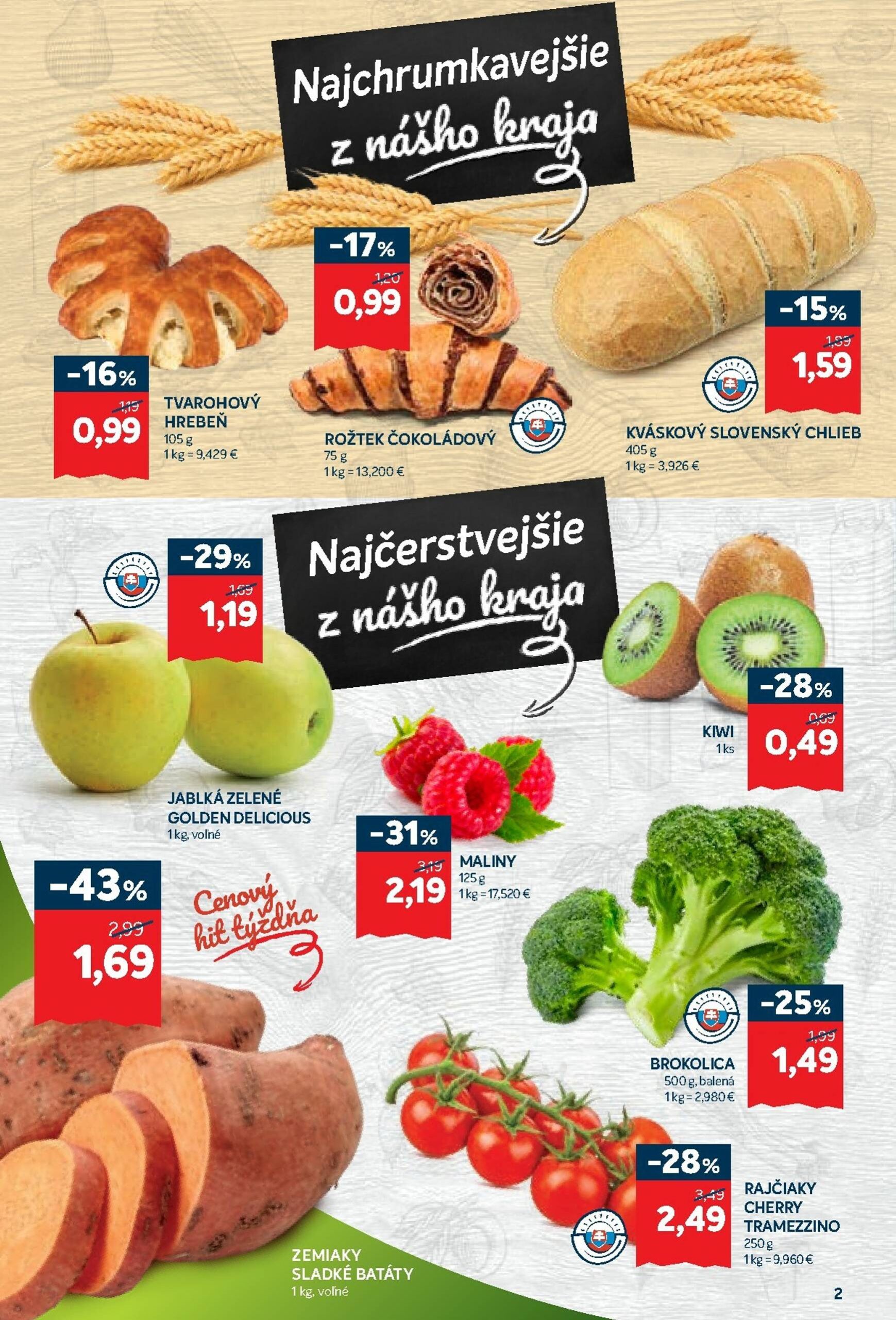 Page 2 of Aktuálny kraj leták platný od štvrtka 30.10 do 05.11