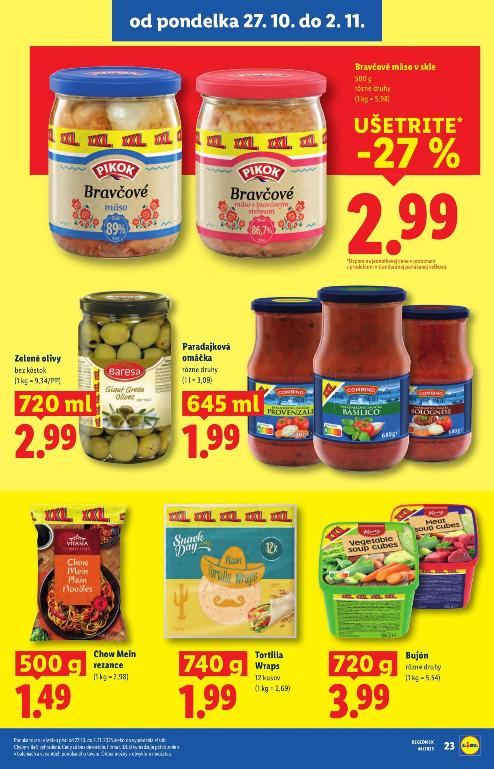 Page 27 of Aktuálny lidl leták platný od pondelka 27.10 do 02.11