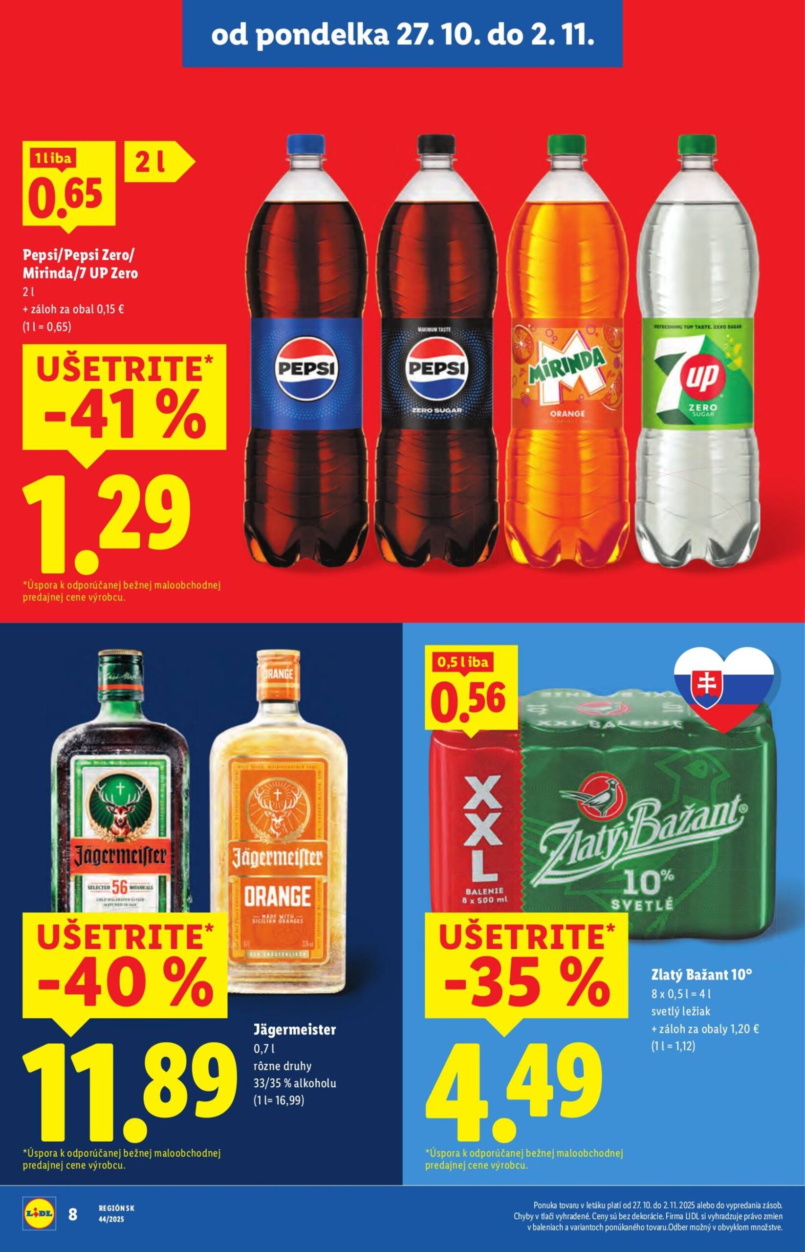 Page 10 of Aktuálny lidl leták platný od pondelka 27.10 do 02.11