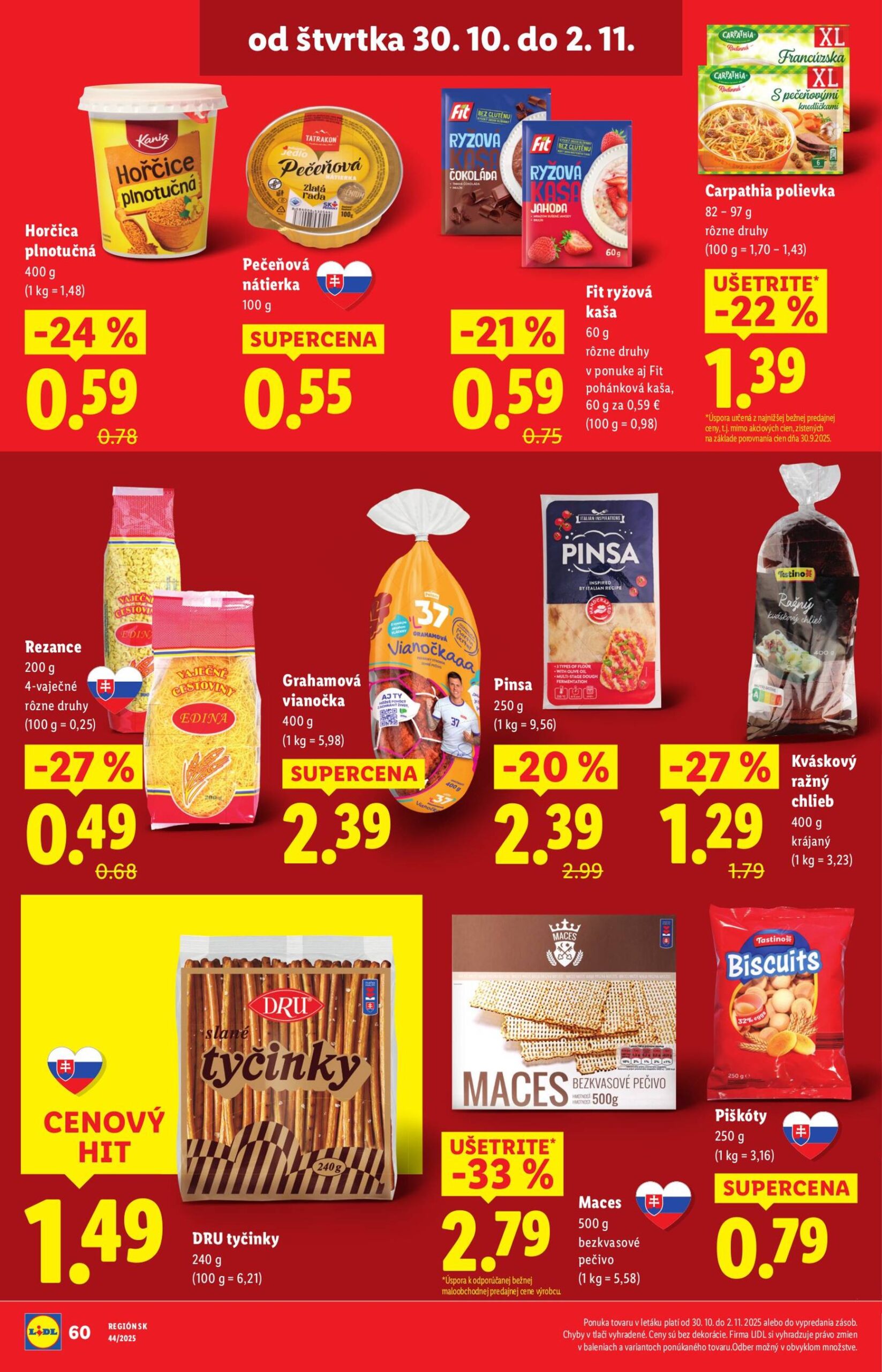 Page 68 of Aktuálny lidl leták platný od pondelka 27.10 do 02.11