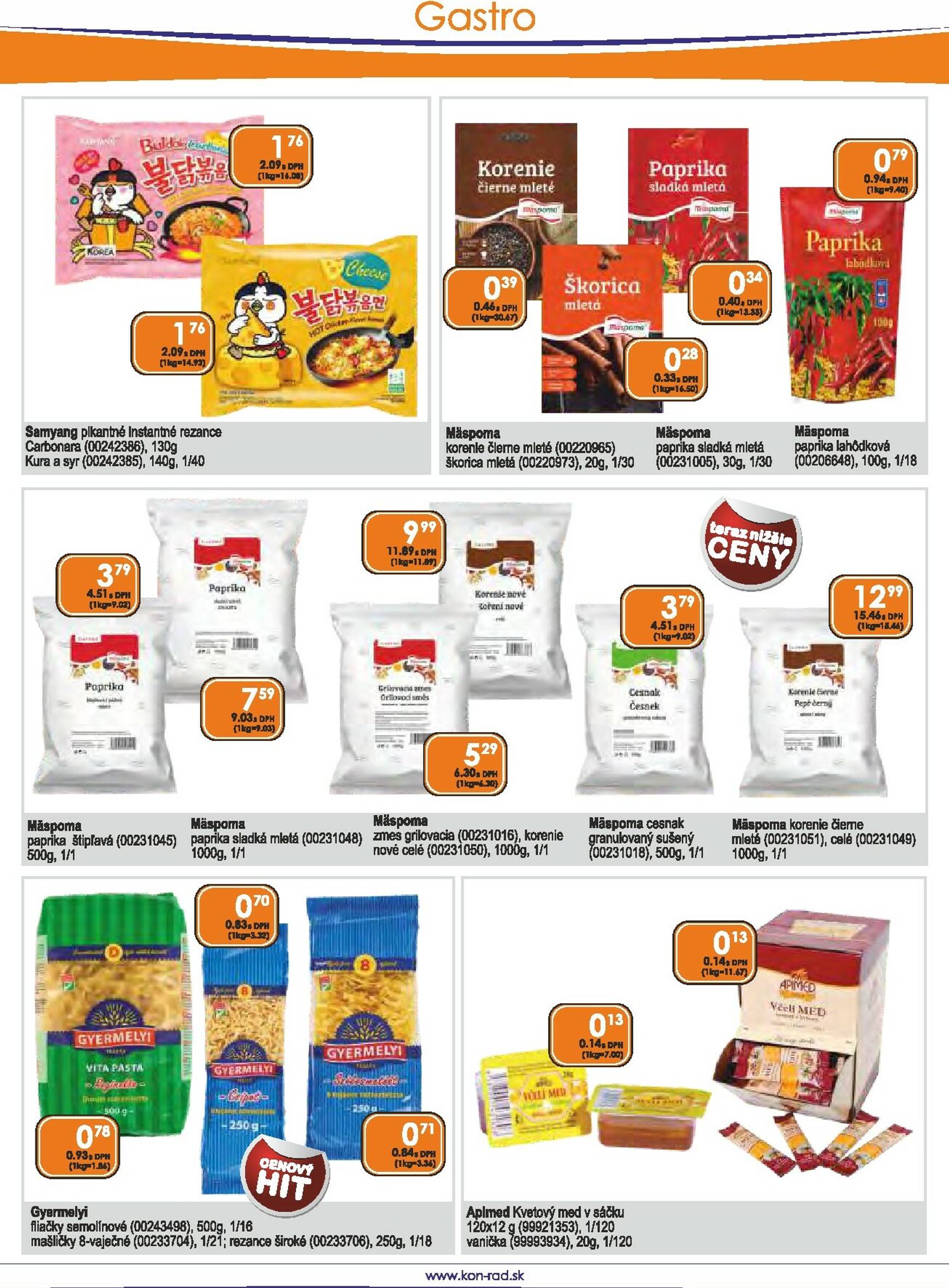 Page 46 of Aktuálny kon-rad leták platný od soboty 01.11 do 30.11