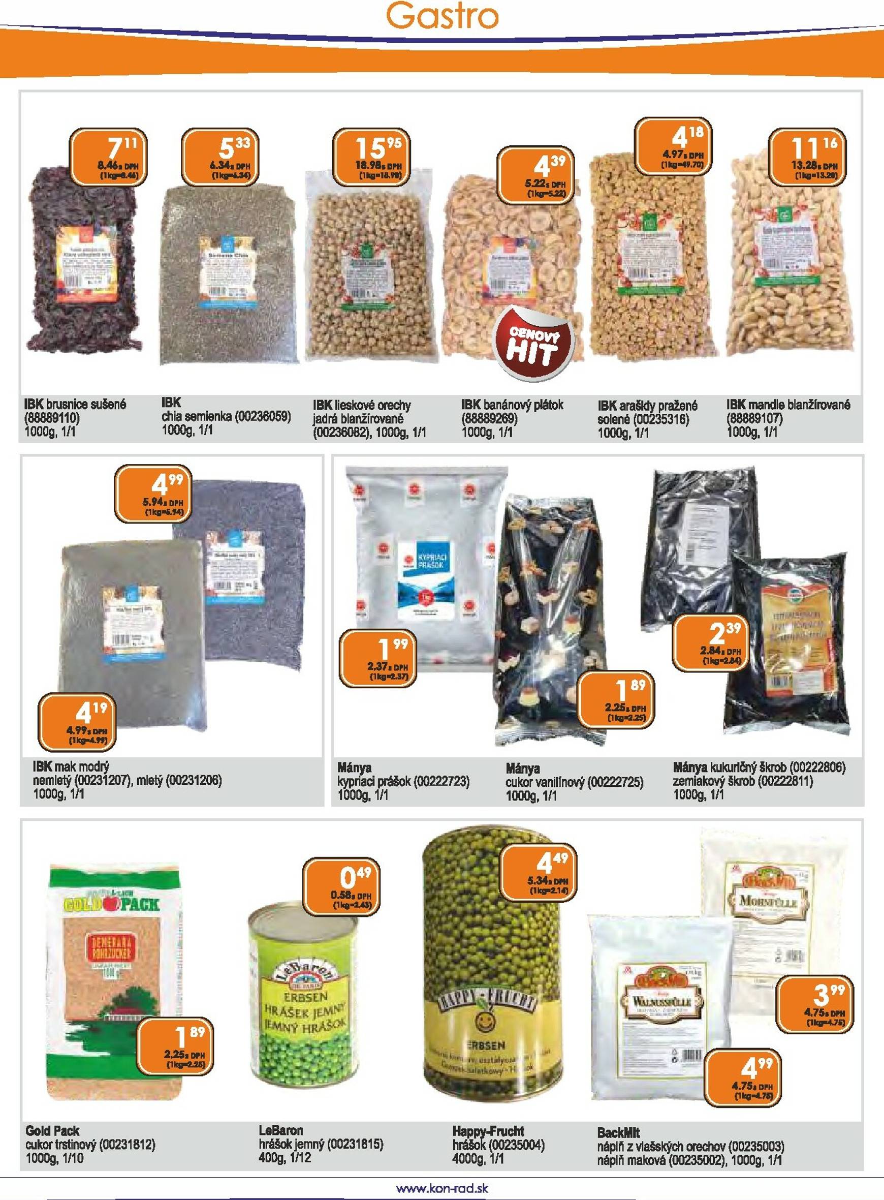 Page 44 of Aktuálny kon-rad leták platný od soboty 01.11 do 30.11