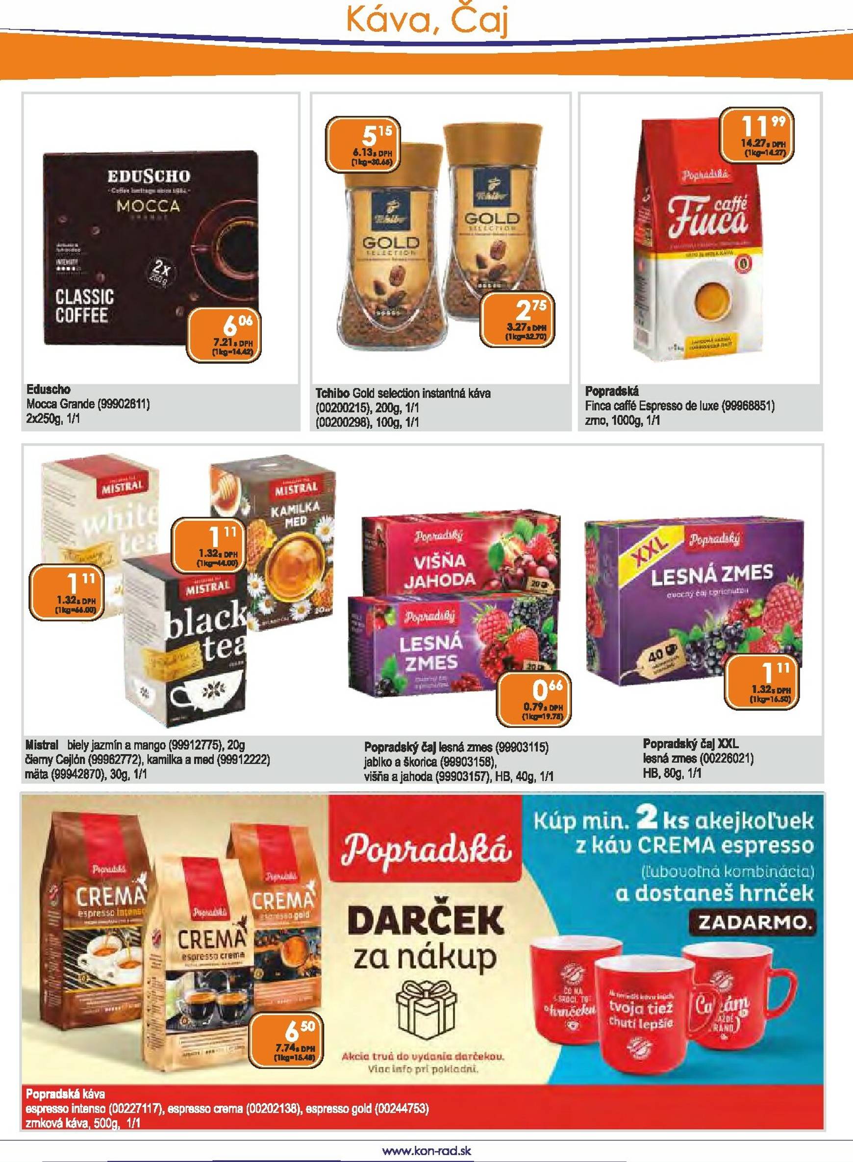 Page 38 of Aktuálny kon-rad leták platný od soboty 01.11 do 30.11