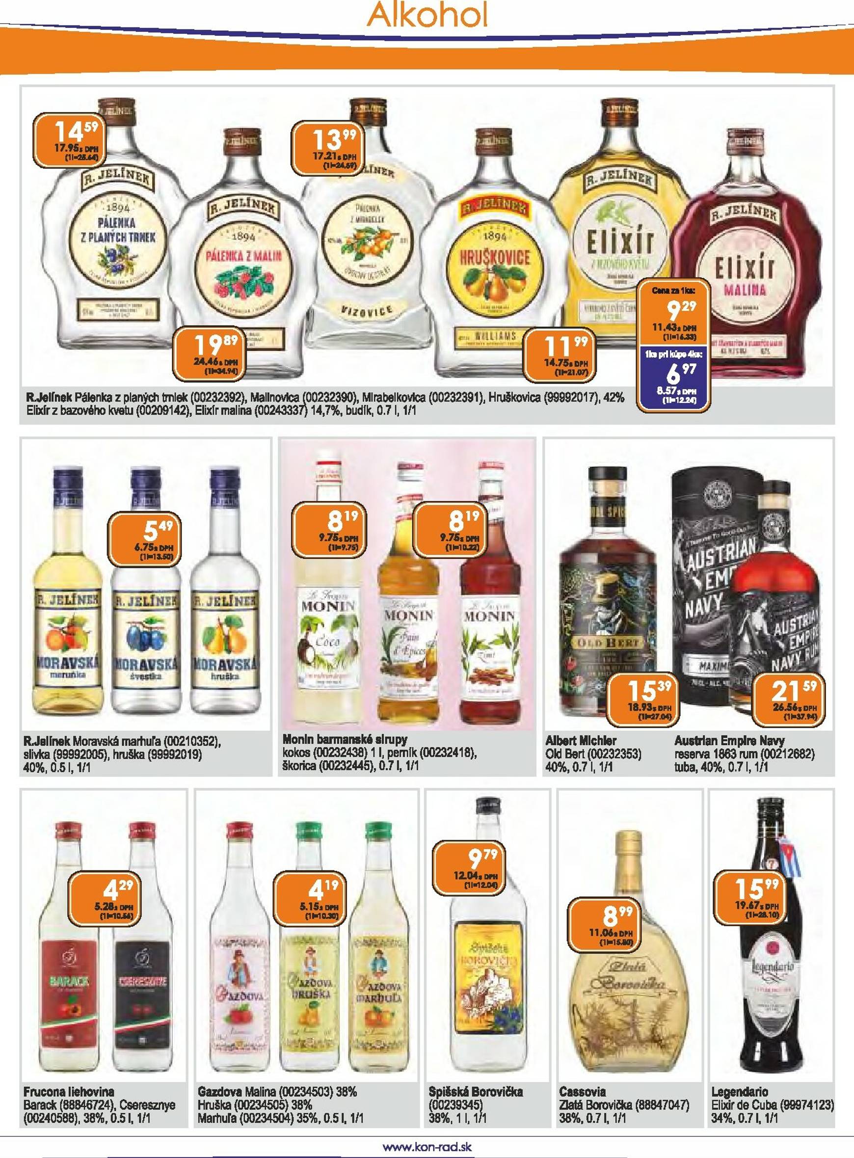 Page 19 of Aktuálny kon-rad leták platný od soboty 01.11 do 30.11